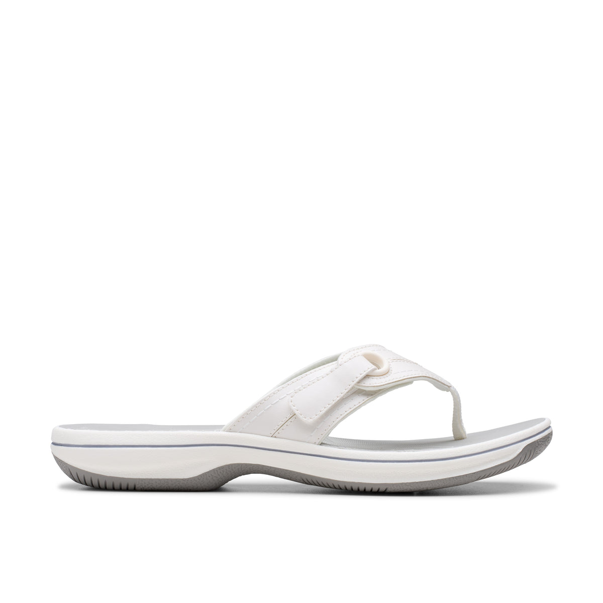Clarks Women White Brinkley Reyna Sandals