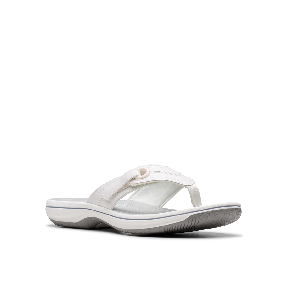 Clarks Women White Brinkley Reyna Sandals