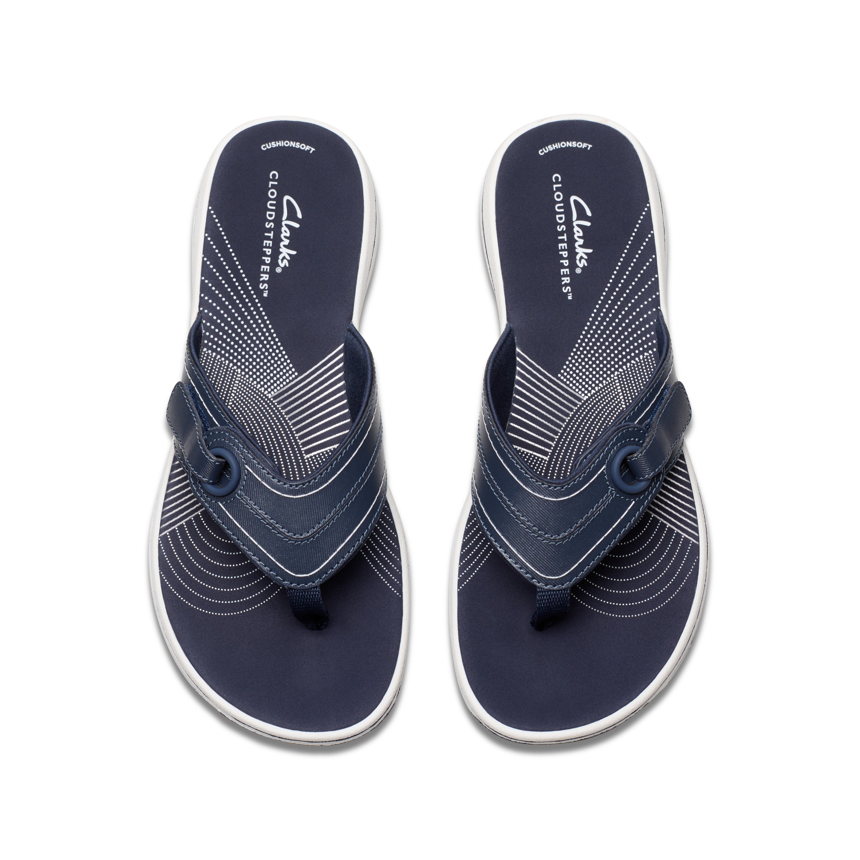 Clarks Women Blue-Navy Brinkley Reyna Sandals