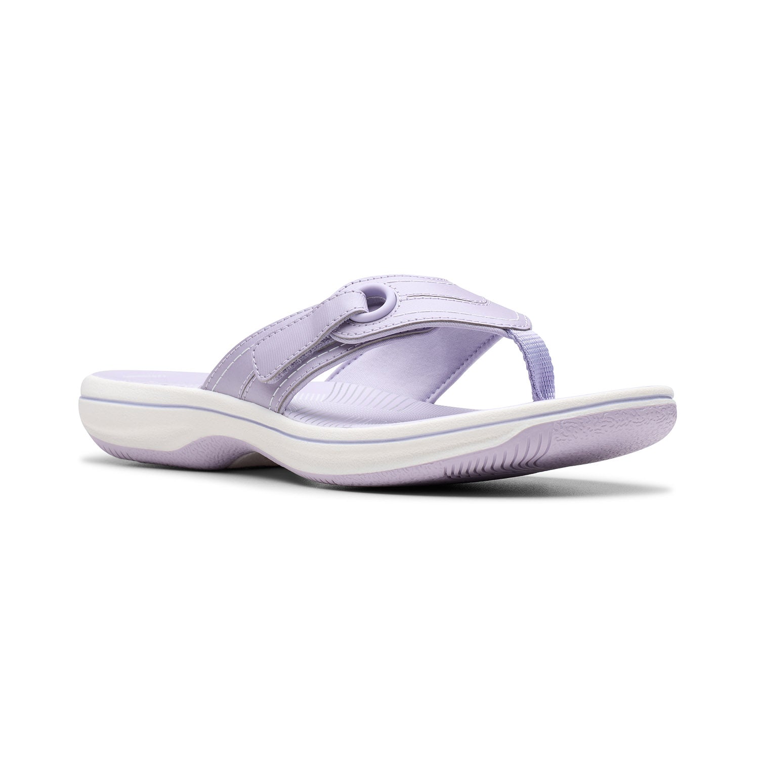 Clarks Women Brinkley Reyna Purple Sandals