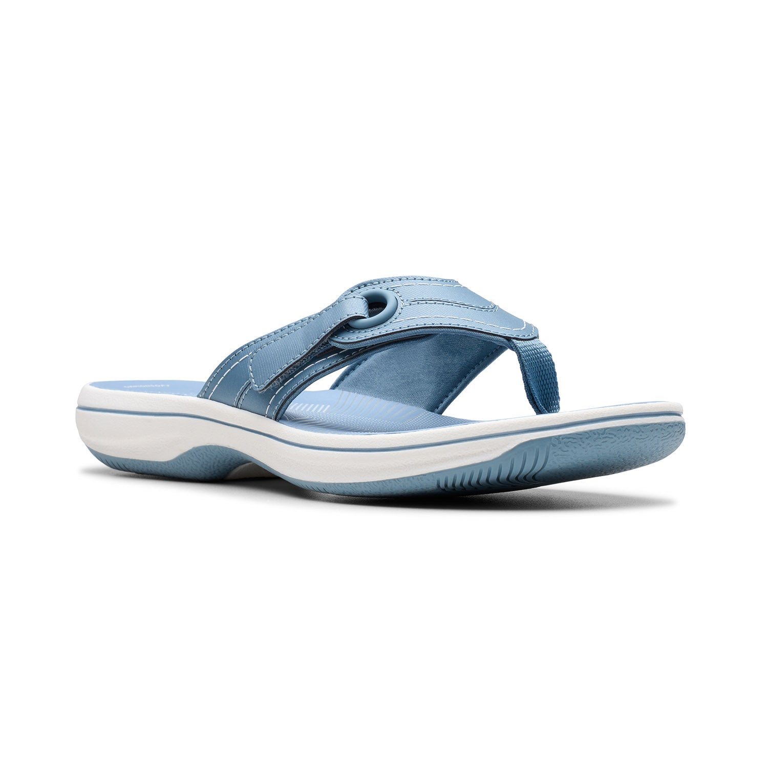 Clarks Women Brinkley Reyna Blue Sandals