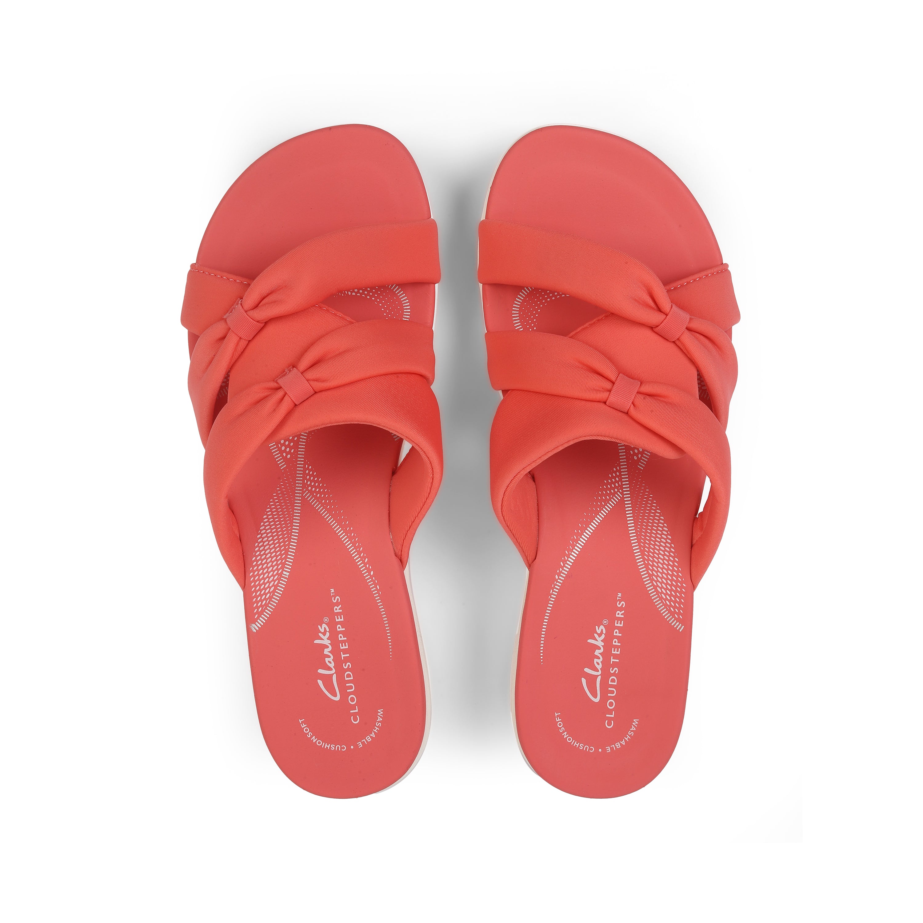 Clarks Women Brinkleyrae Cam Coral Slide