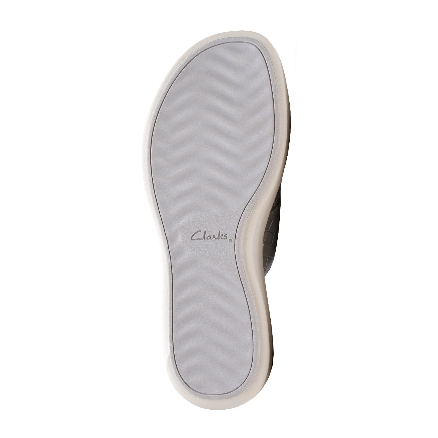 Clarks Women Drift Buckle Silver Sandals