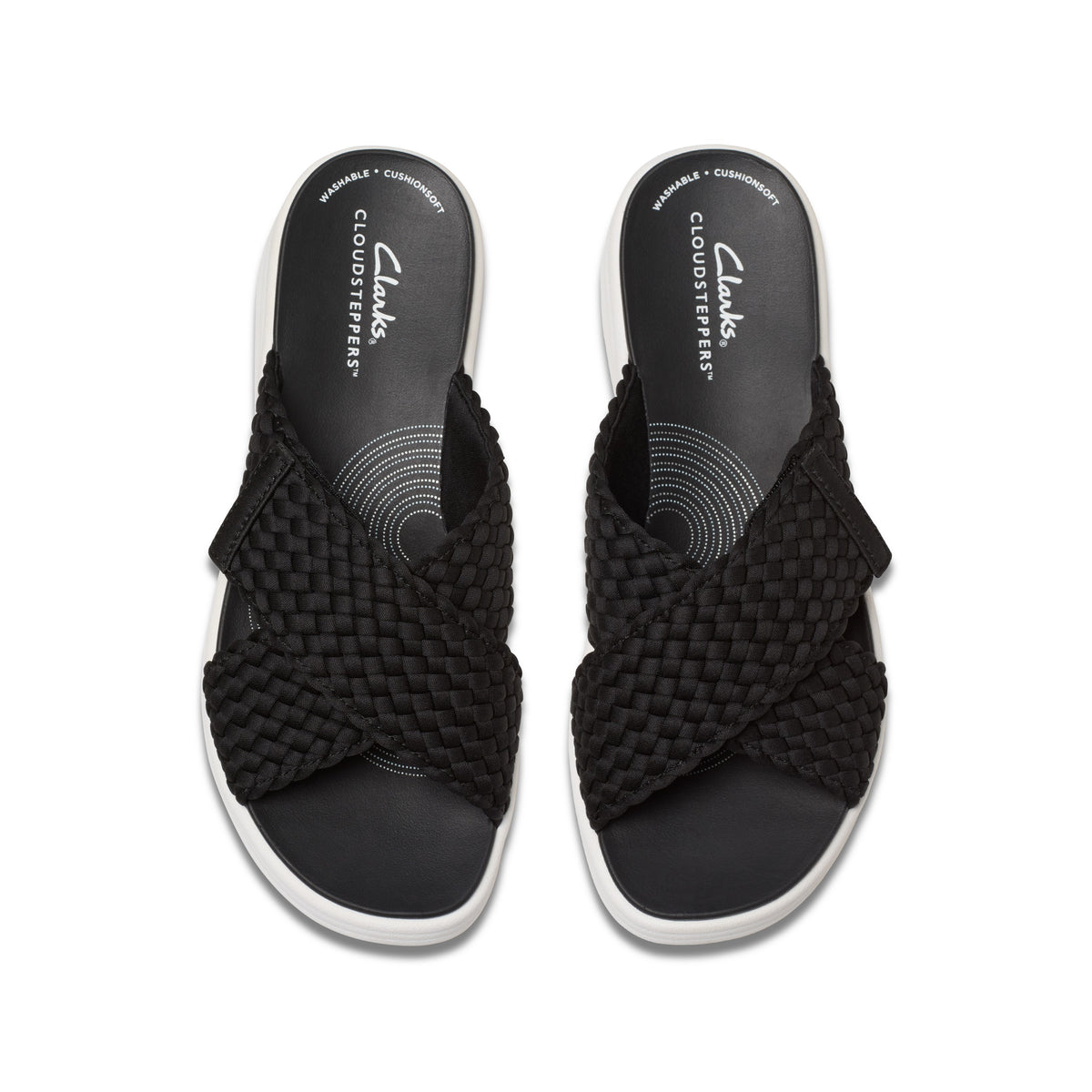 Clarks Women Black Drift Day Sandals