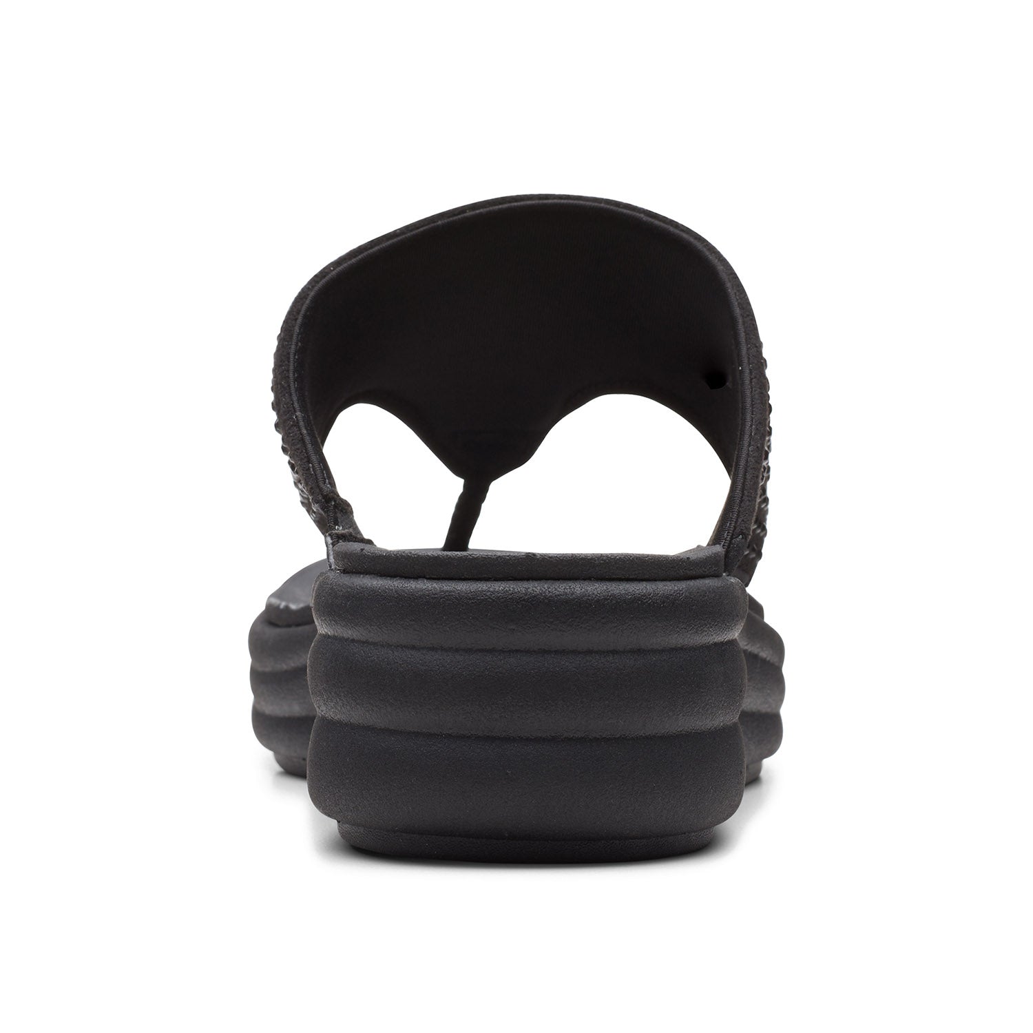 Clarks Women Drift Jaunt Blacksuede Sandals