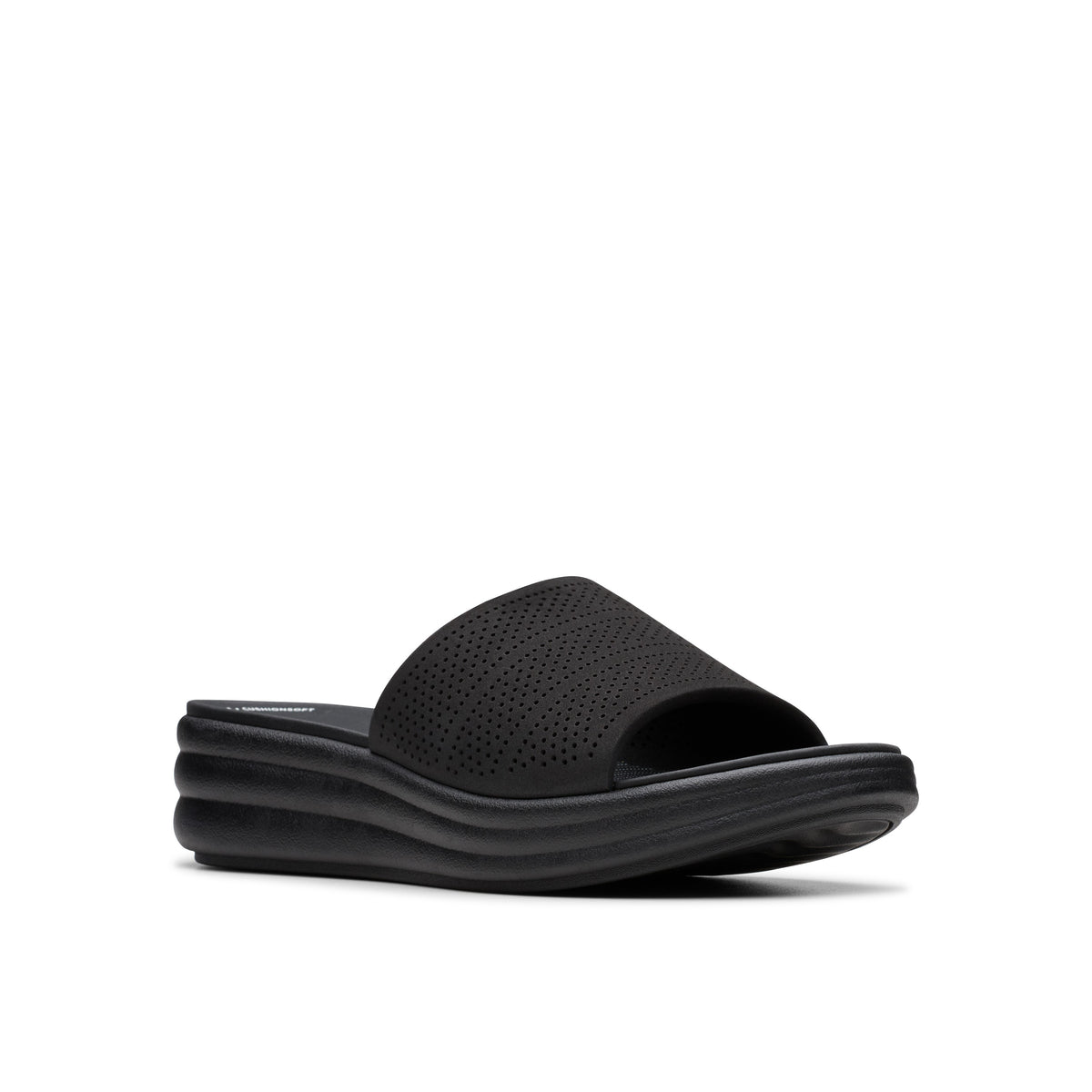 Clarks Women Black Drift Twist Sandals