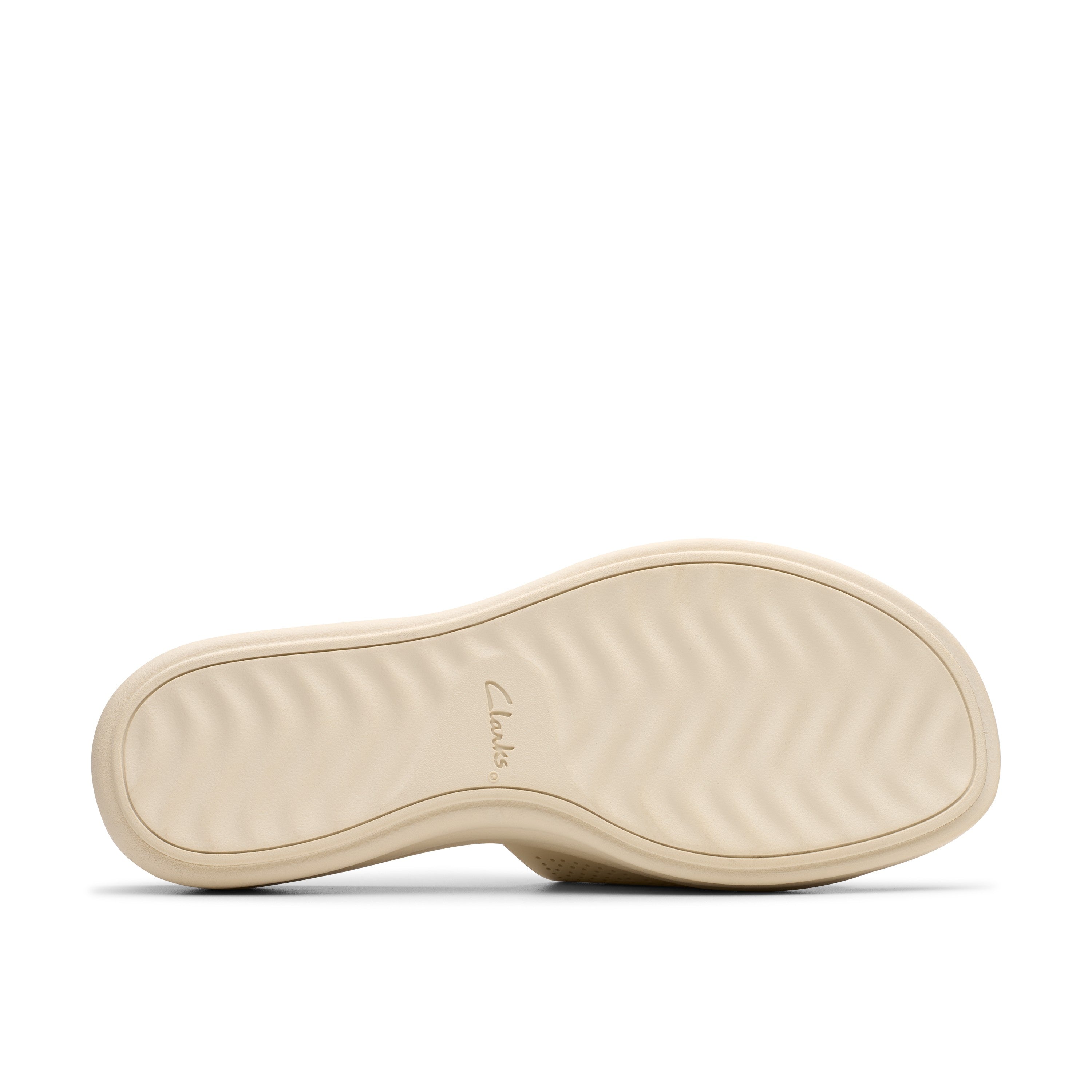 Clarks Women Off-White Drift Twist Sandals