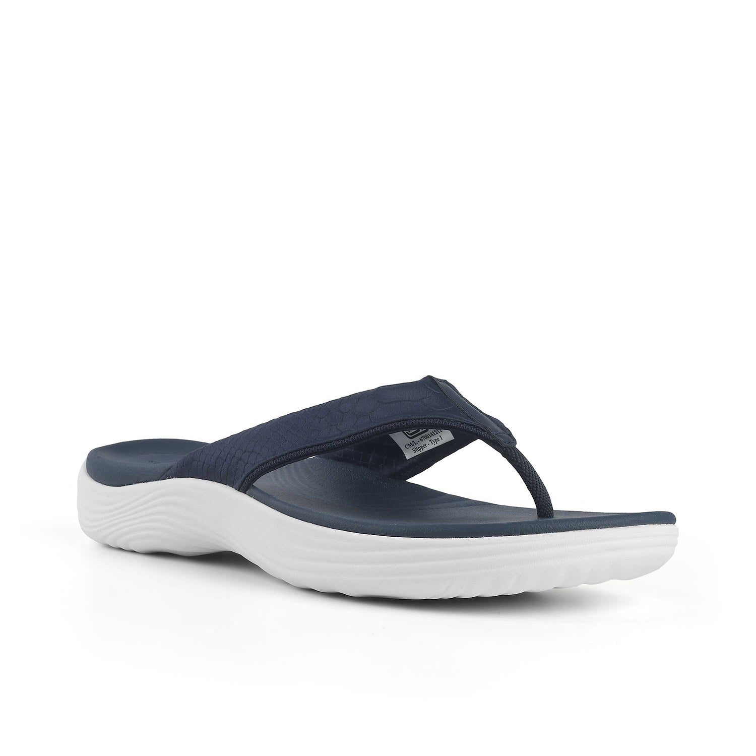 Clarks Women Lola Point Navy Flip Flop