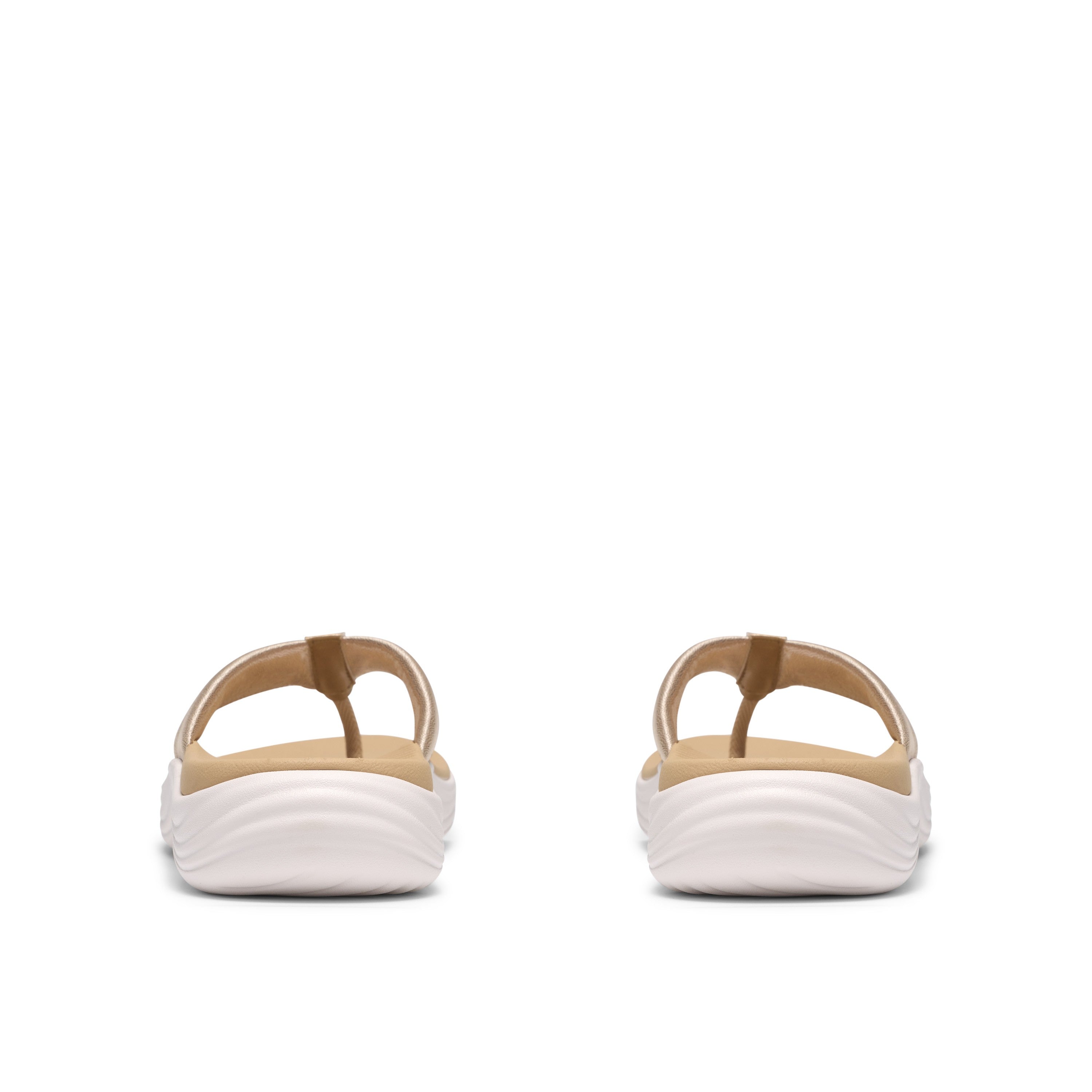 Clarks Women Beigemulti Lola Point Sandals