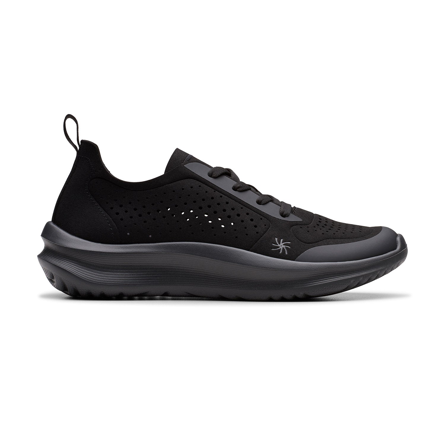 Clarks Women Solevana Tie Black Shoes