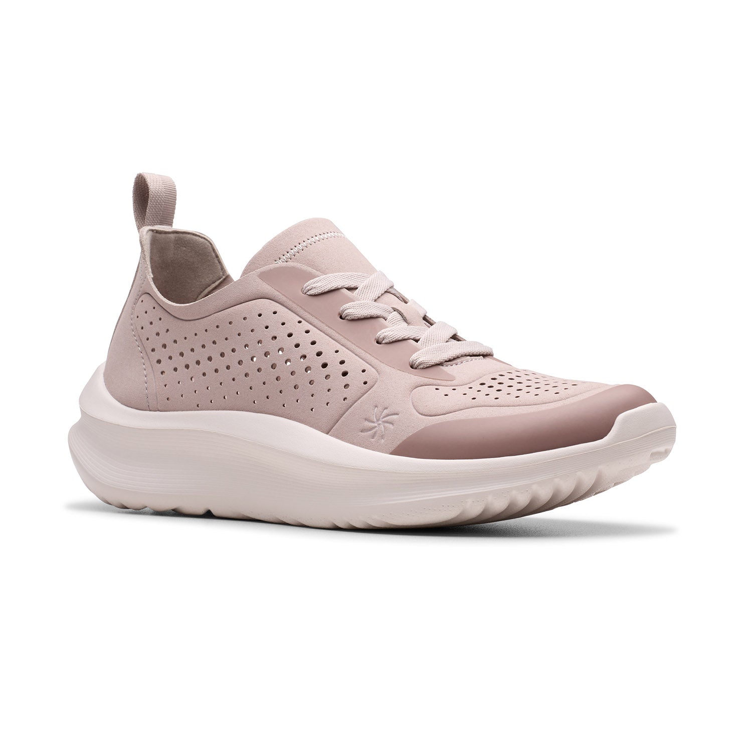 Clarks Women Solevana Tie Purple Shoes