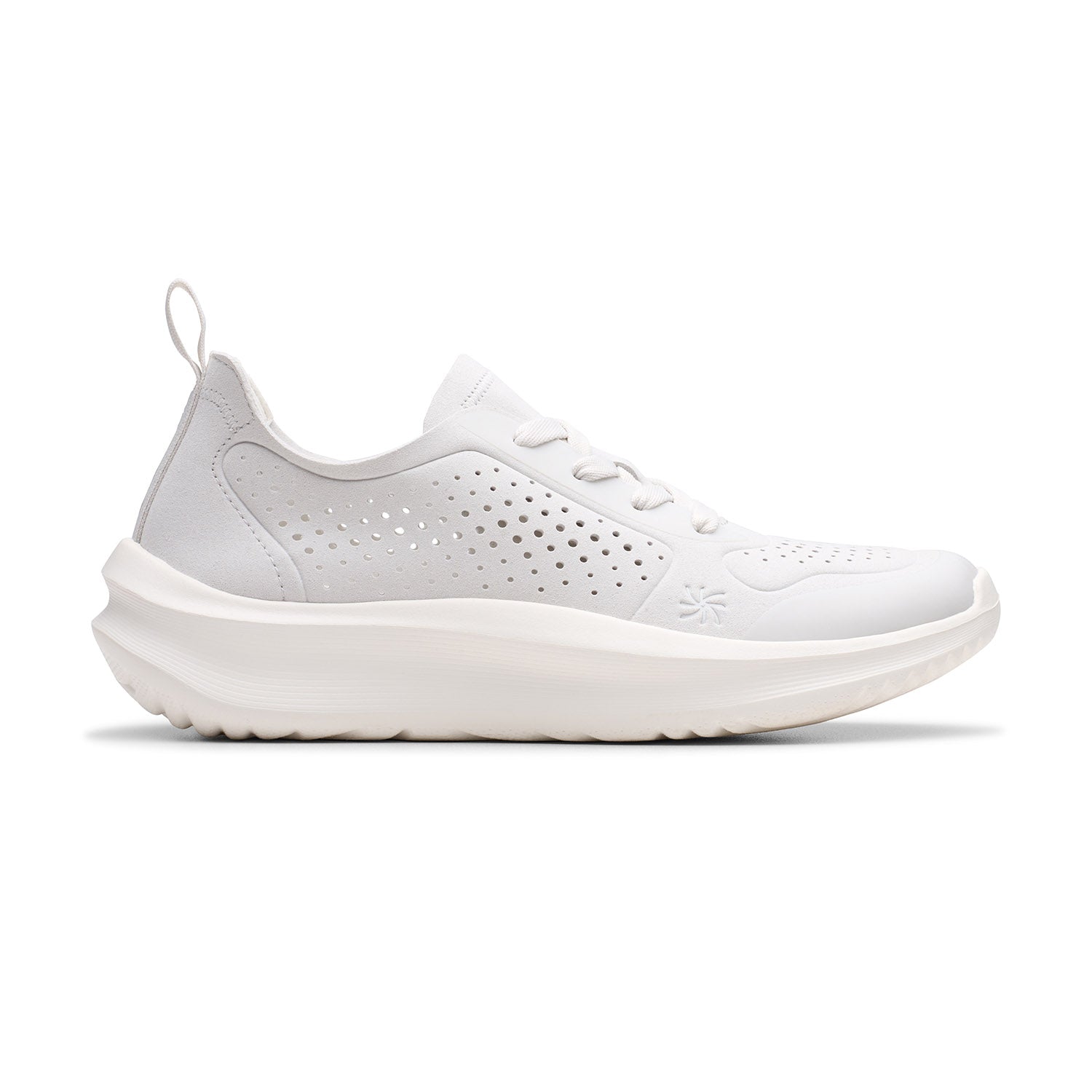 Clarks Women Solevana Tie Off-White Shoes