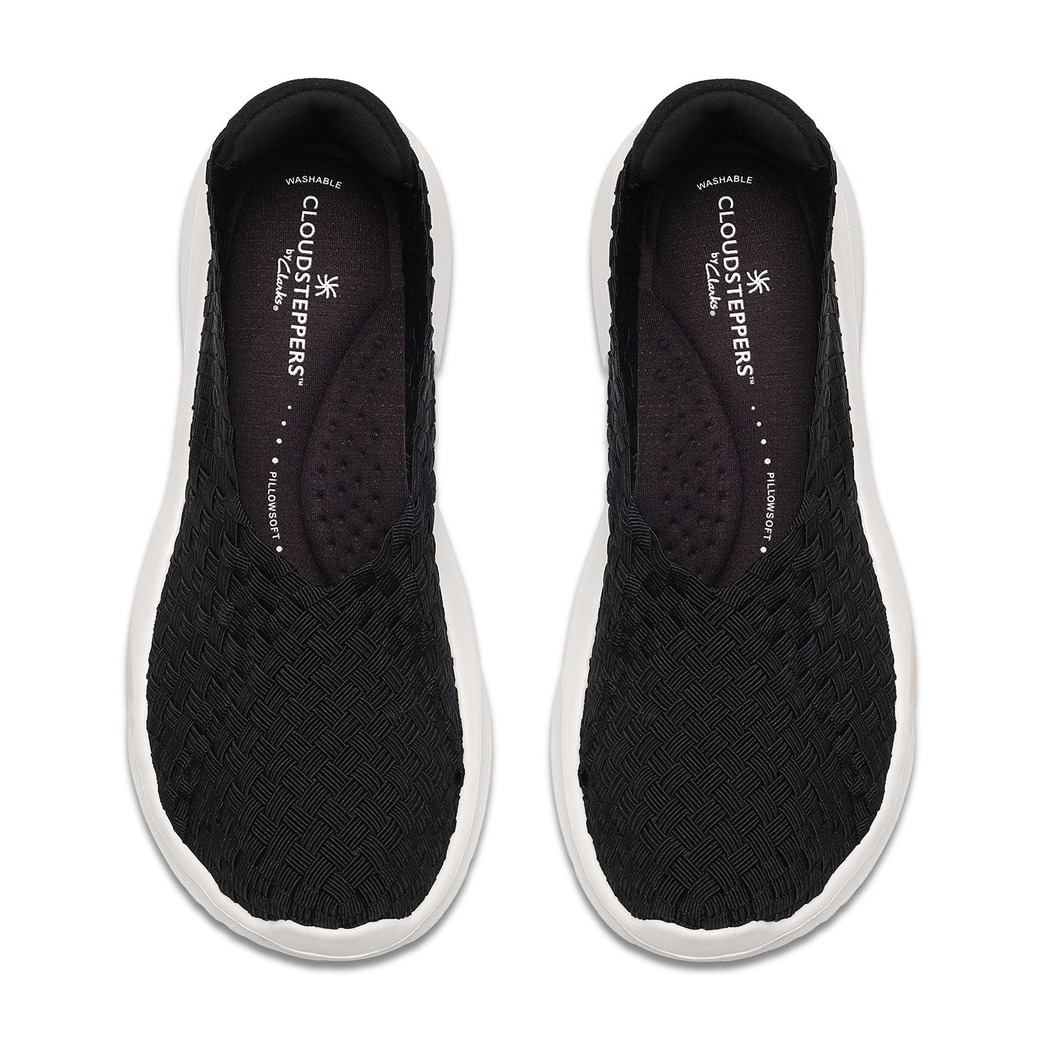 Clarks Women Solevana Weave Black Shoes