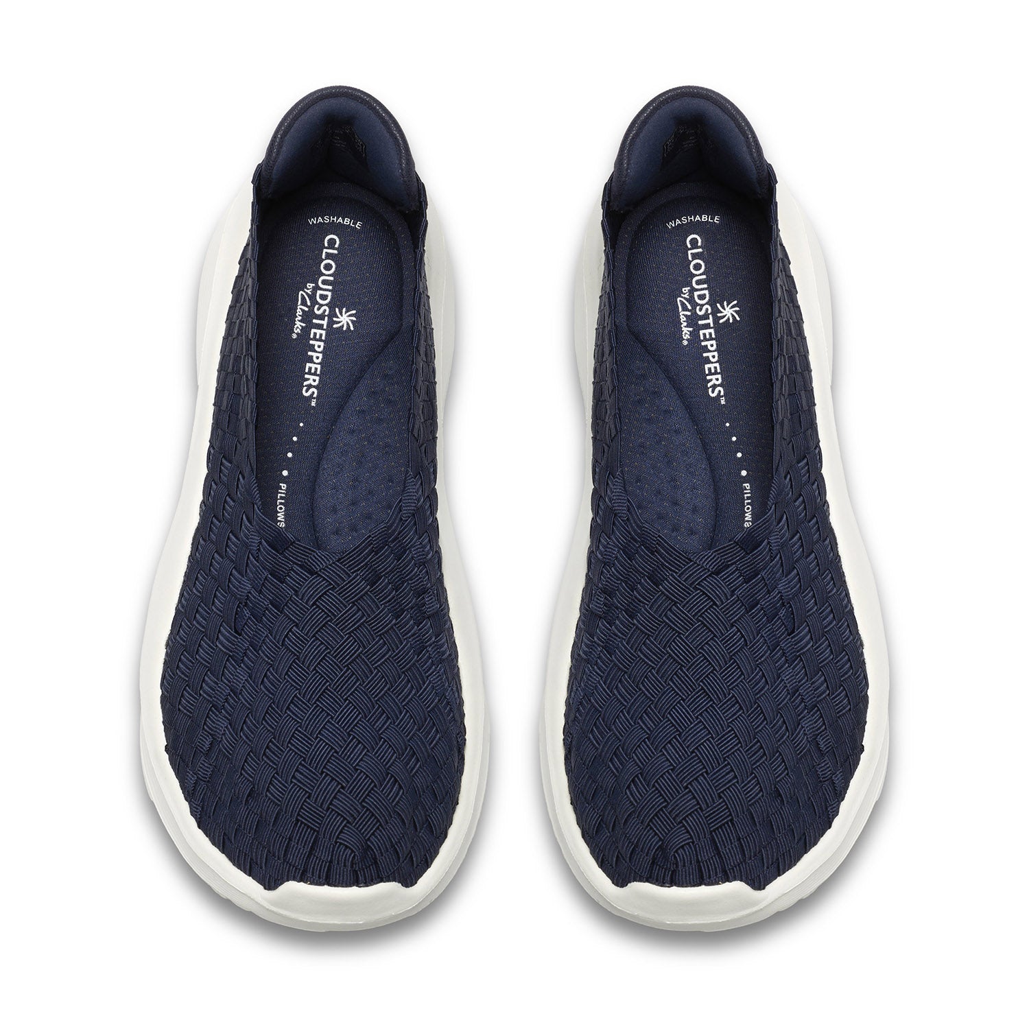 Clarks Women Solevana Weave Blue-Navy Shoes
