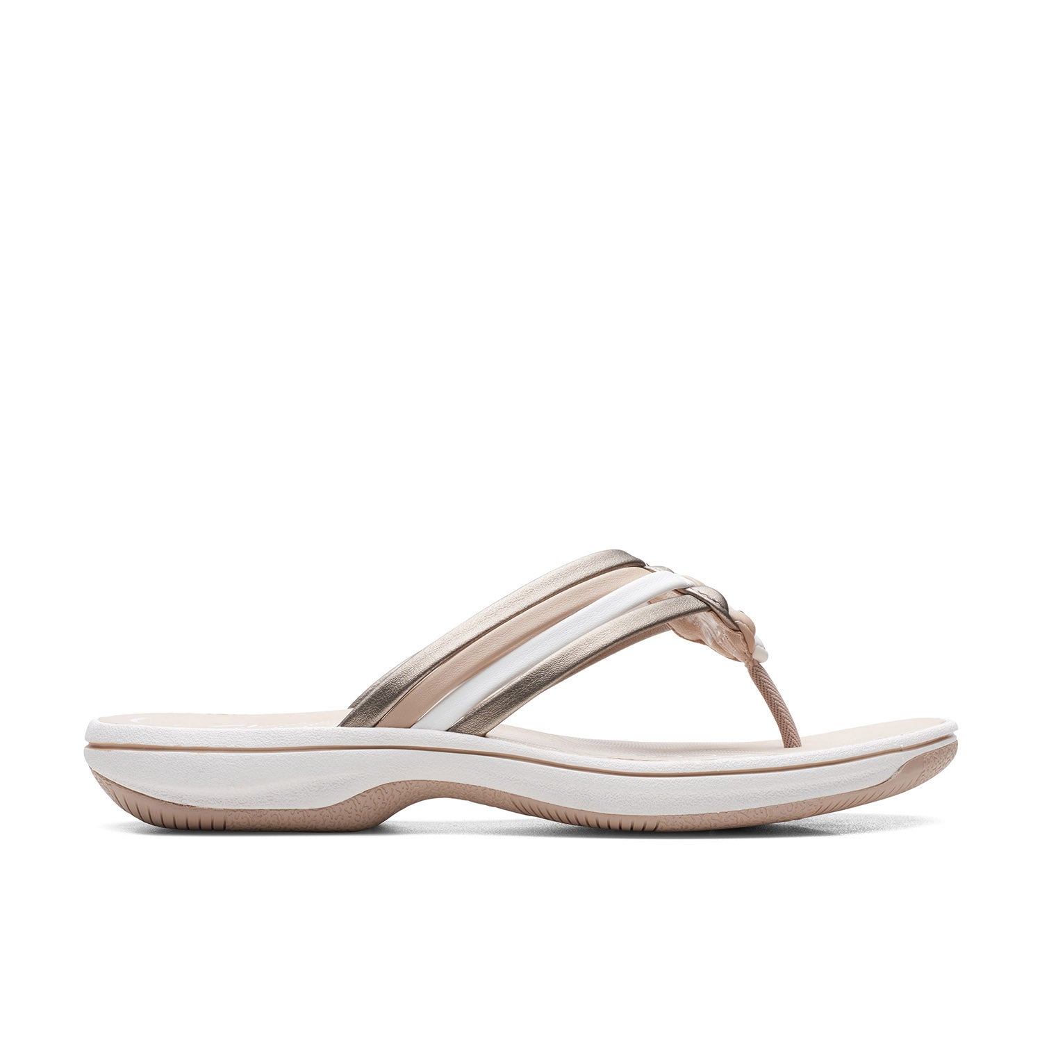 Clarks Women Brinkley Coral Black Mult Sandals