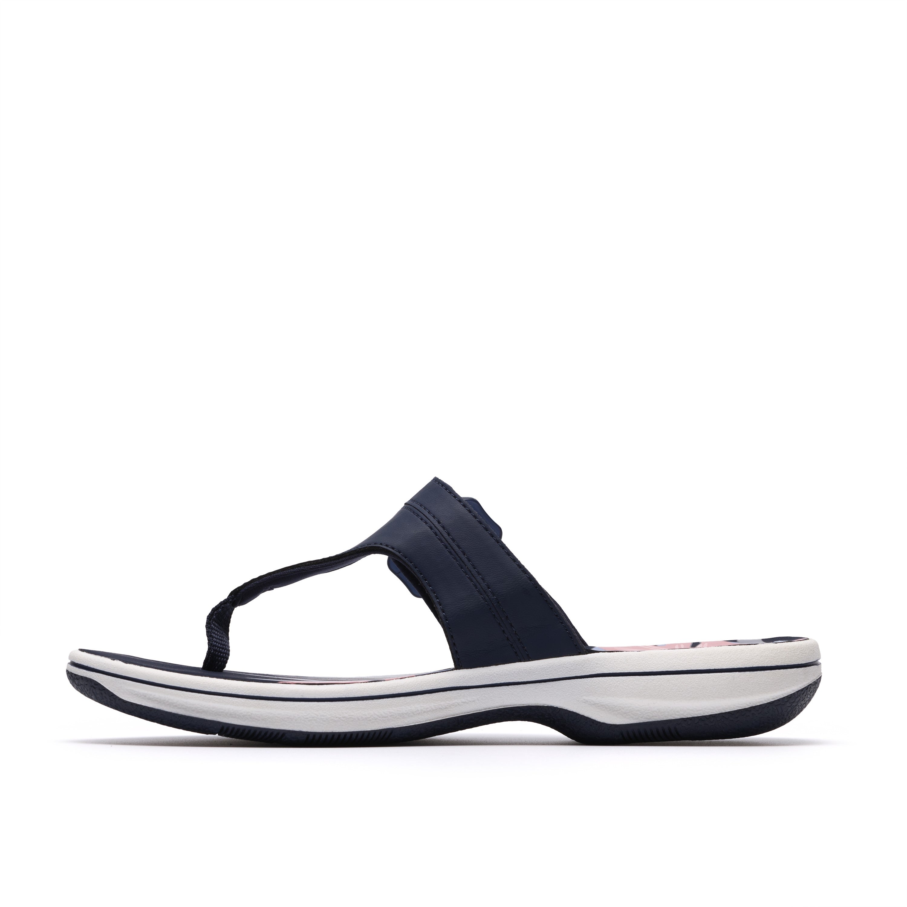 Clarks Women Blue-Navy Brinkley Cove Sandals
