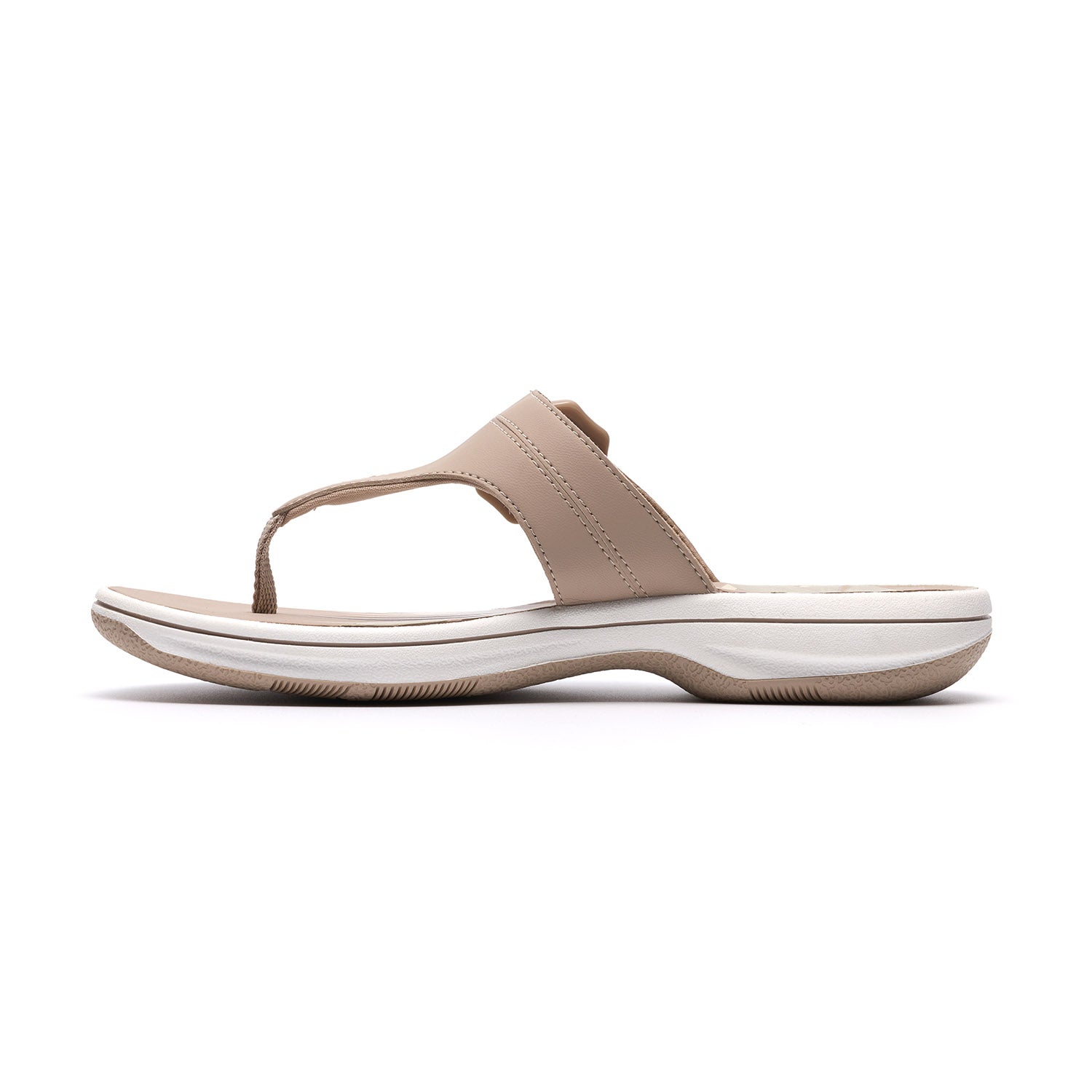 Clarks Women Brinkley Cove Beige Sandals