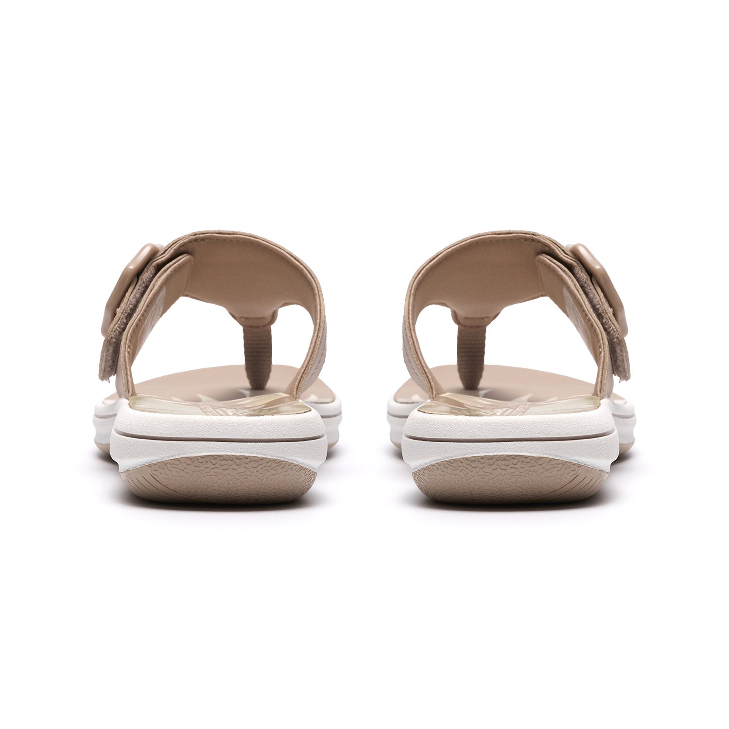 Clarks Women Brinkley Cove Beige Sandals