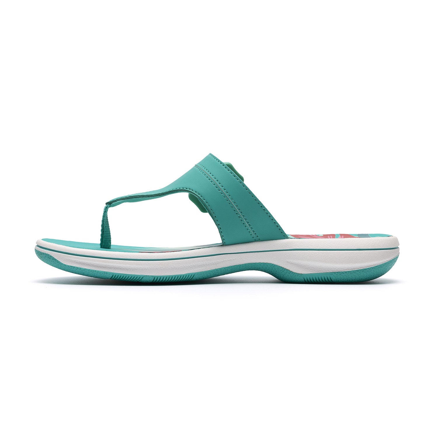 Clarks Women Brinkley Cove Turquoise Sandals