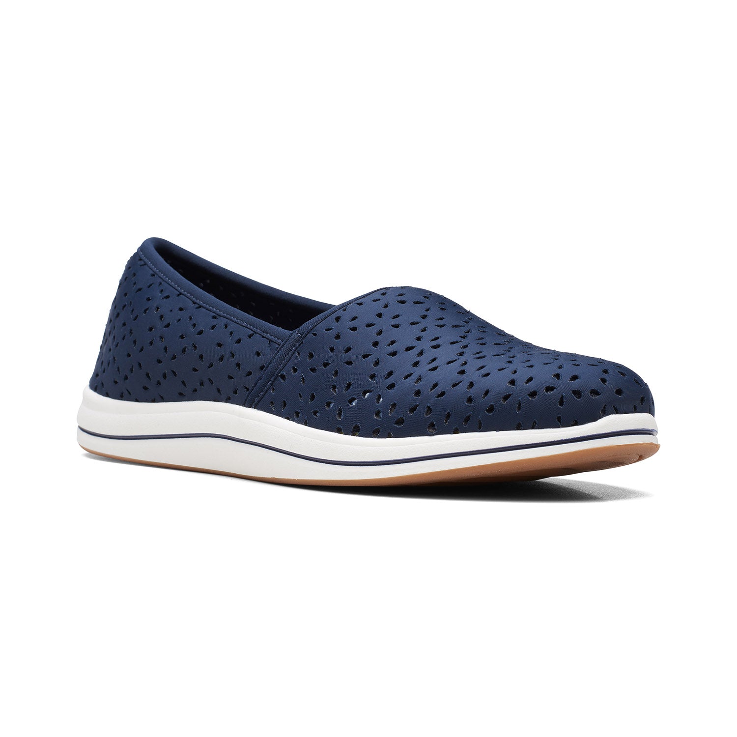 Clarks Women Brinkley Emily Blue-Navy Shoes