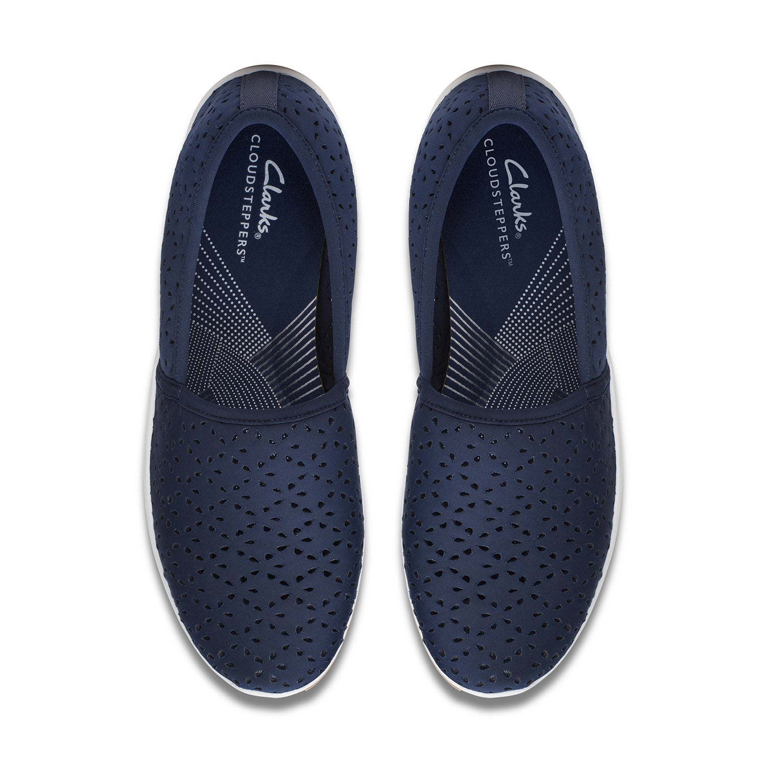 Clarks Women Brinkley Emily Blue-Navy Shoes