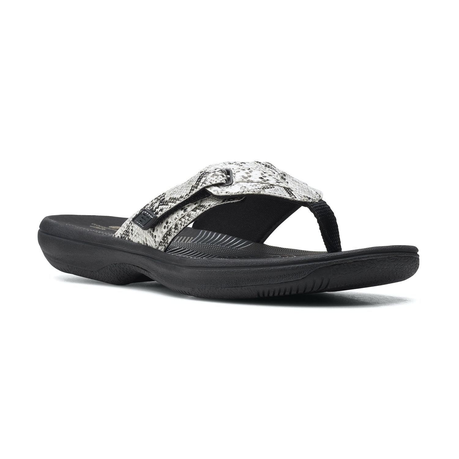 Clarks Women Brinkley Jazz Black Sandals