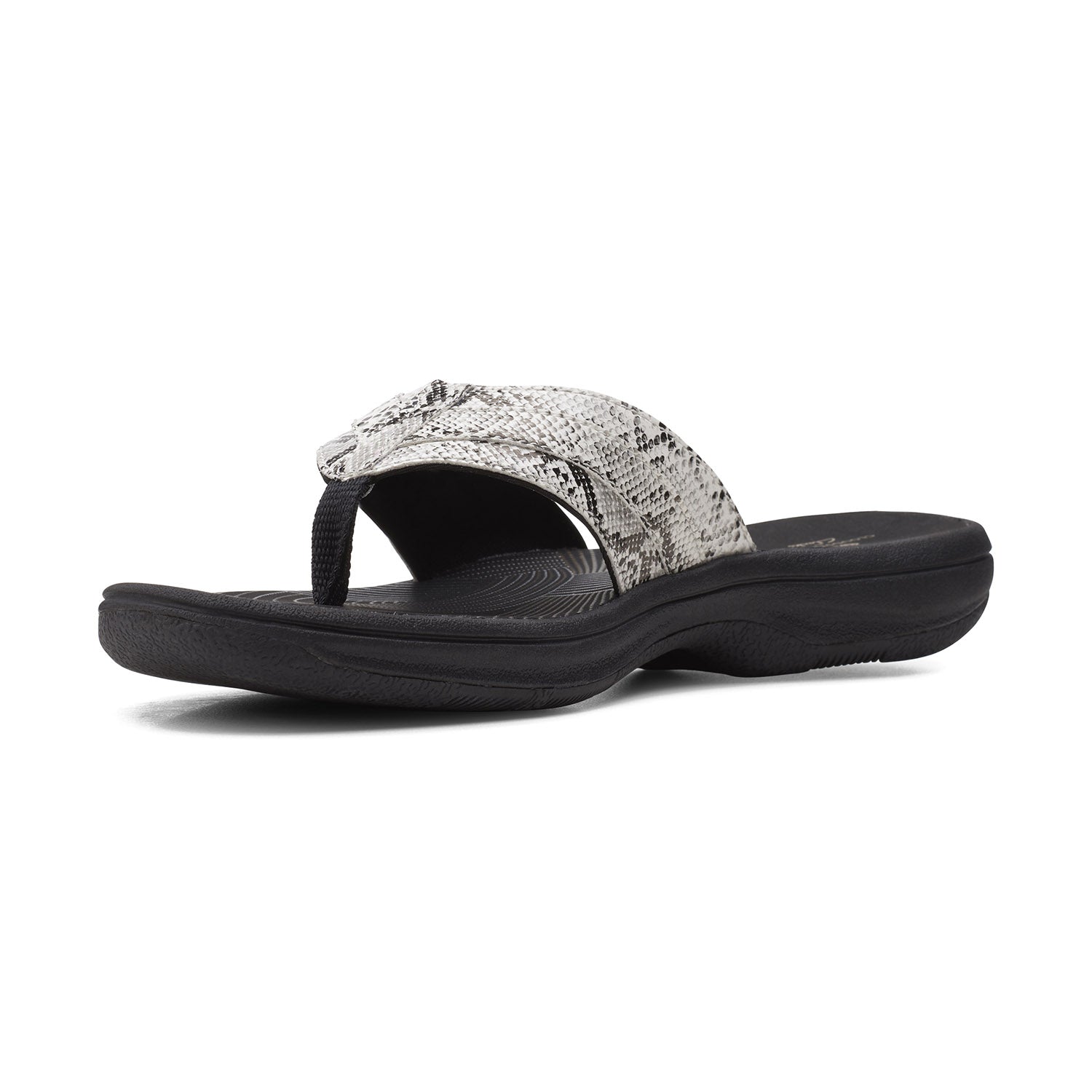 Clarks Women Brinkley Jazz Black Sandals
