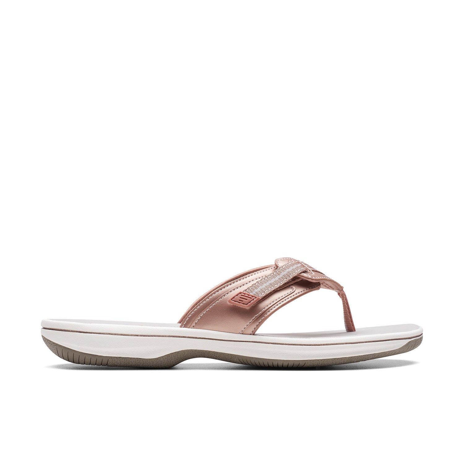 Clarks Women Brinkley Jazz Rose Gold Sandals