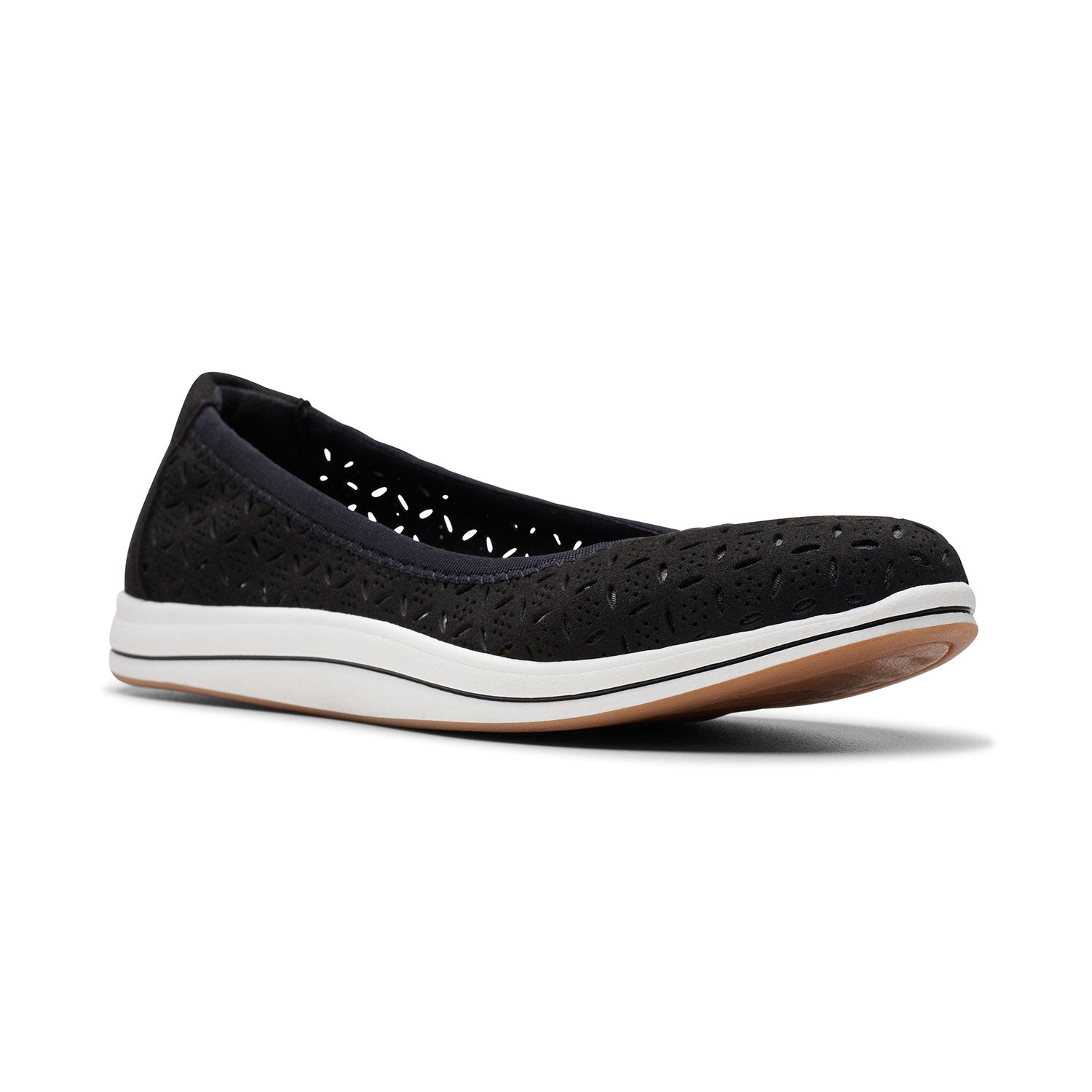 Clarks Women Brinkley Roam Black Shoes
