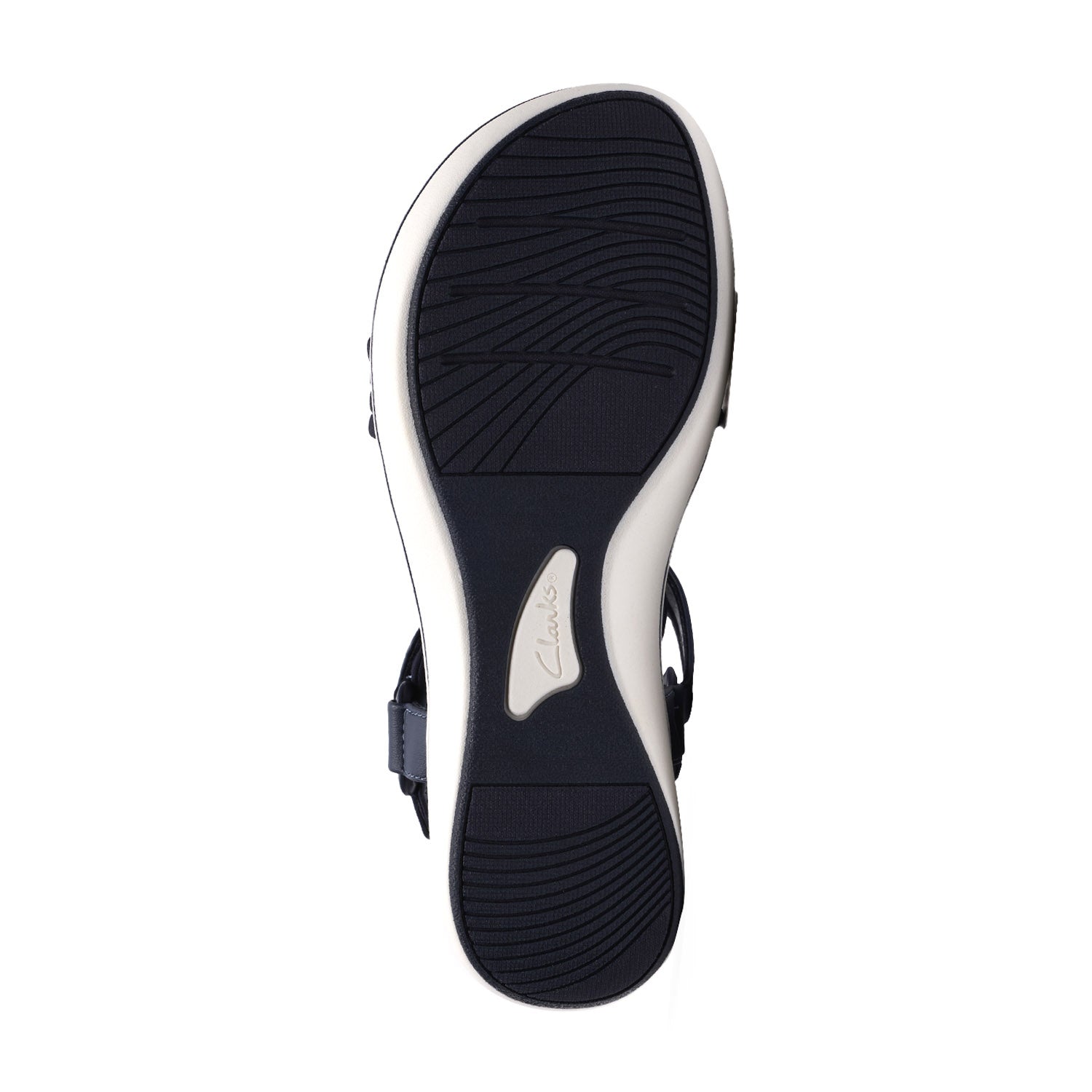 Clarks Women Brinkleyraesun Blue-Navy Sandals