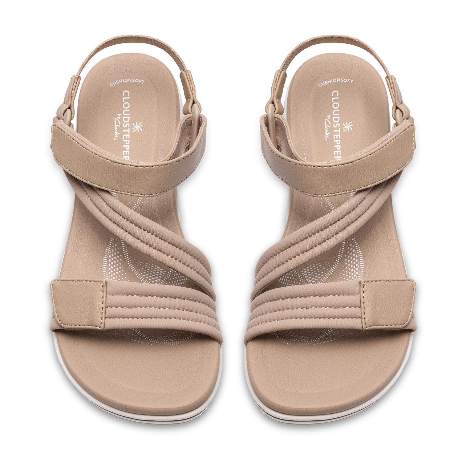 Clarks Women Brinkleyraesun Beige Sandals