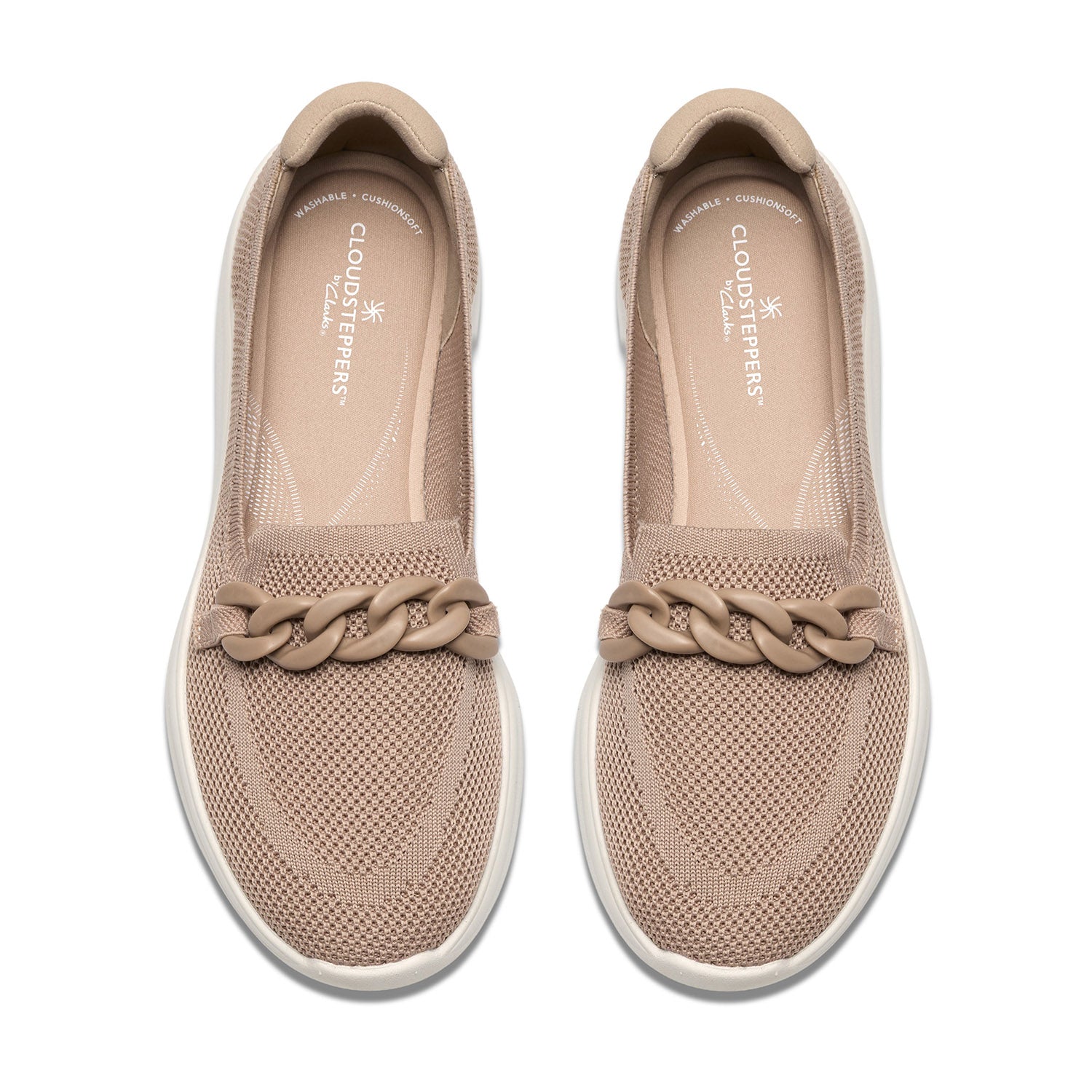Clarks Women Ezrinn Cove Beige Shoes