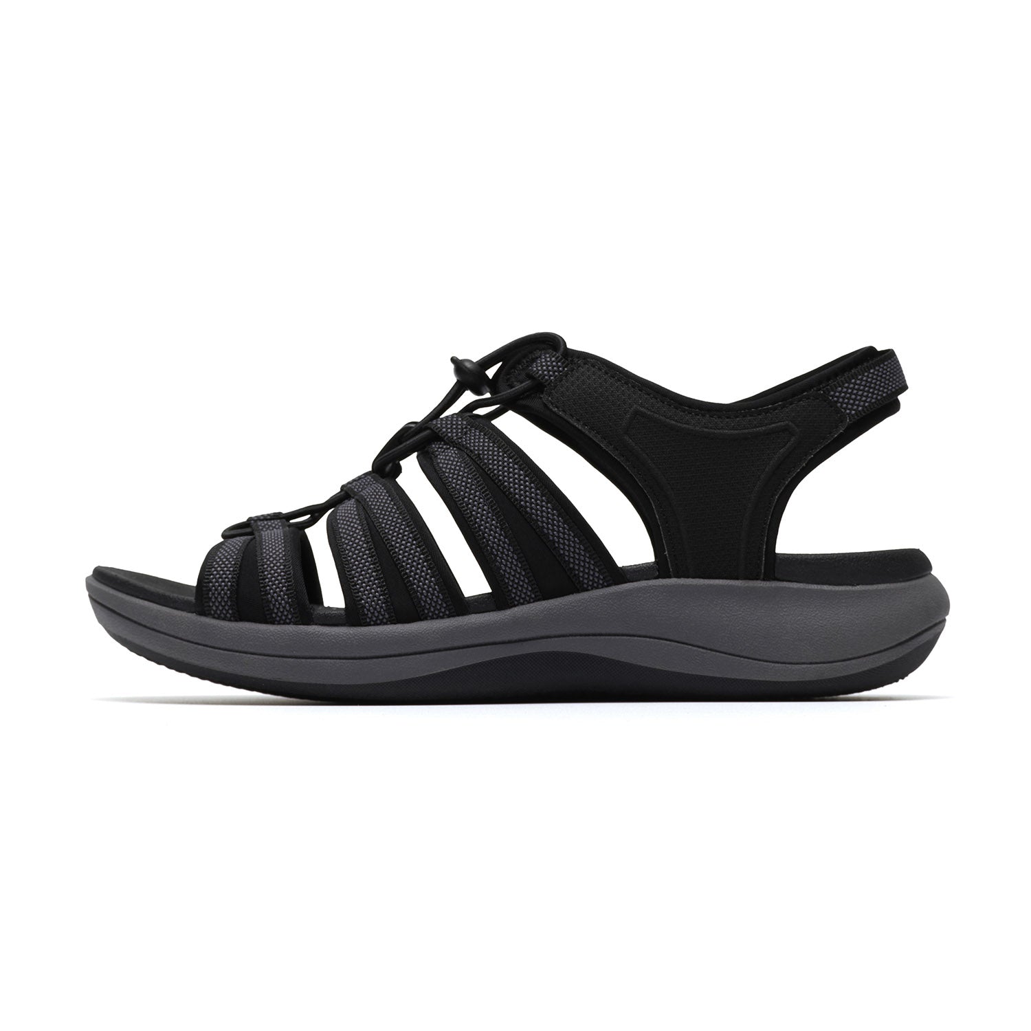 Clarks Women Mira Mabel Black Sandals
