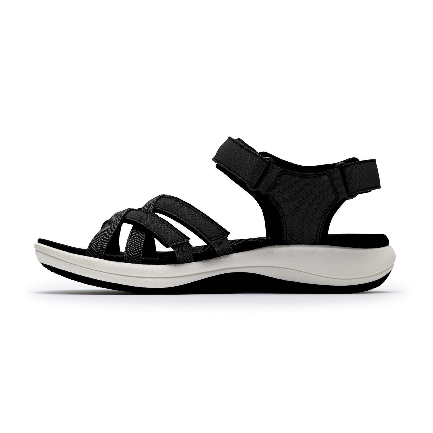 Clarks Women Mira Shore Black Sandals