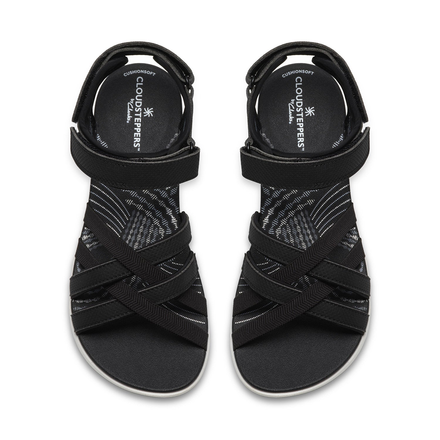 Clarks Women Mira Shore Black Sandals