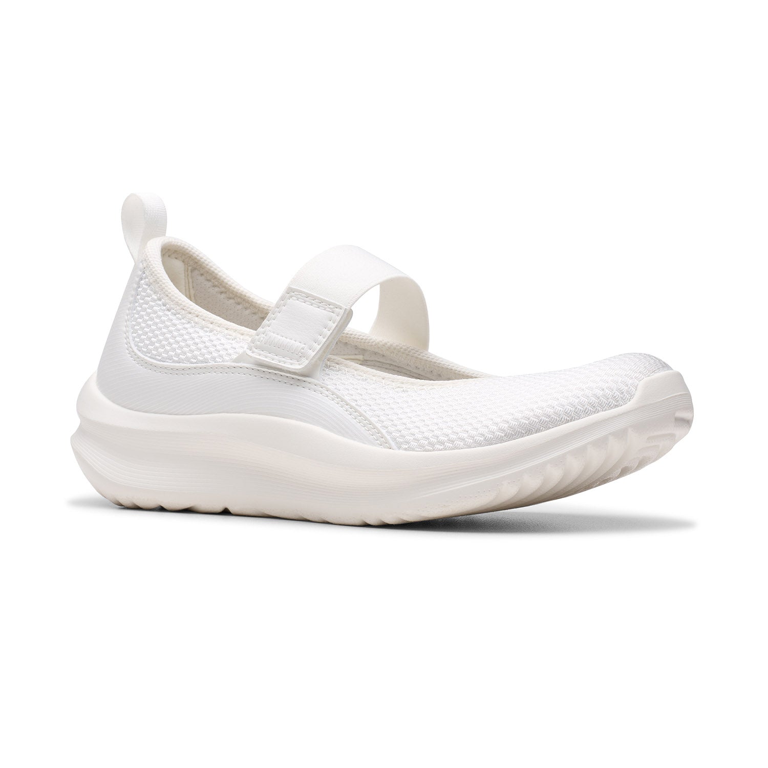 Clarks Women Solevana Jane White Shoes