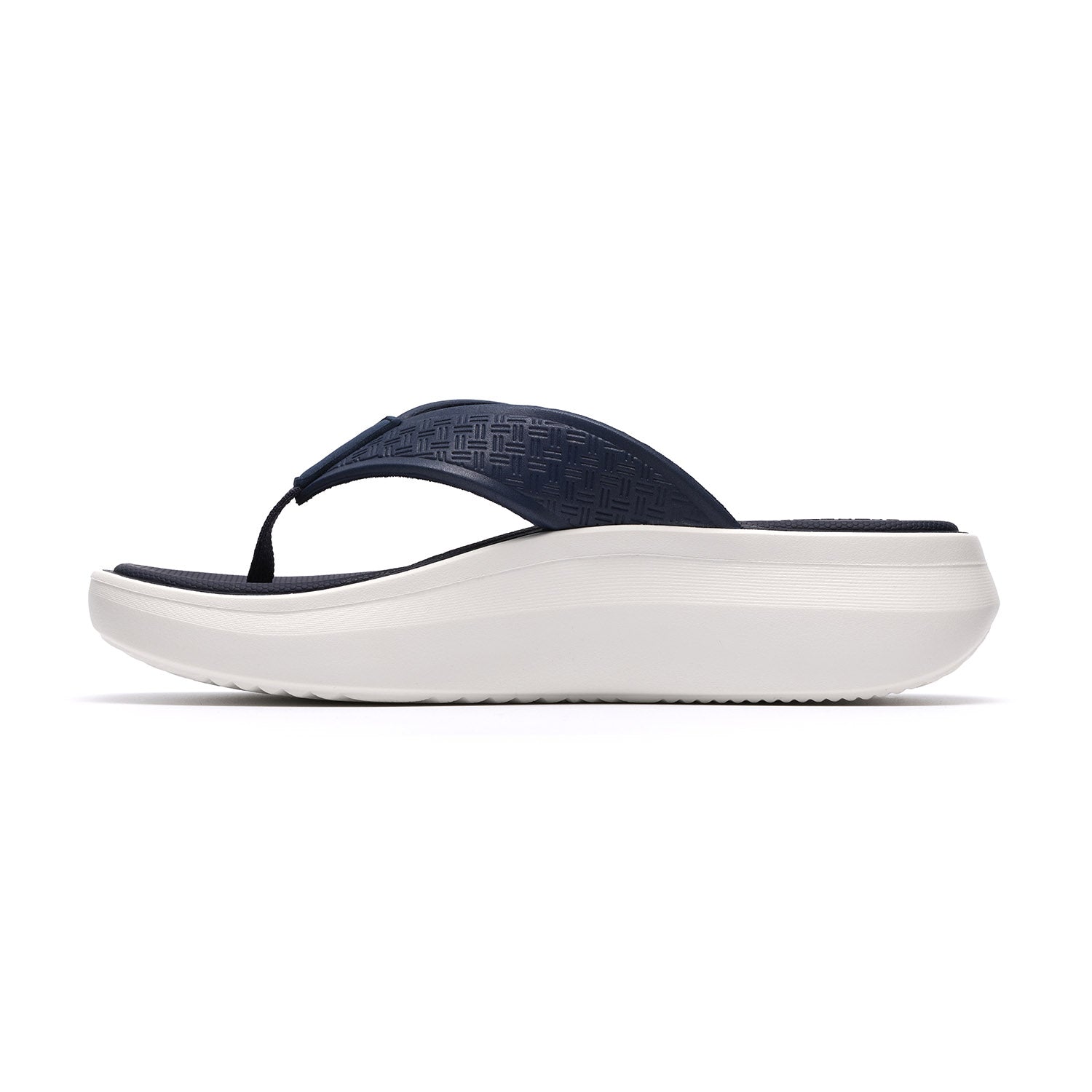 Clarks Women Solevana Post Blue-Navy Sandals