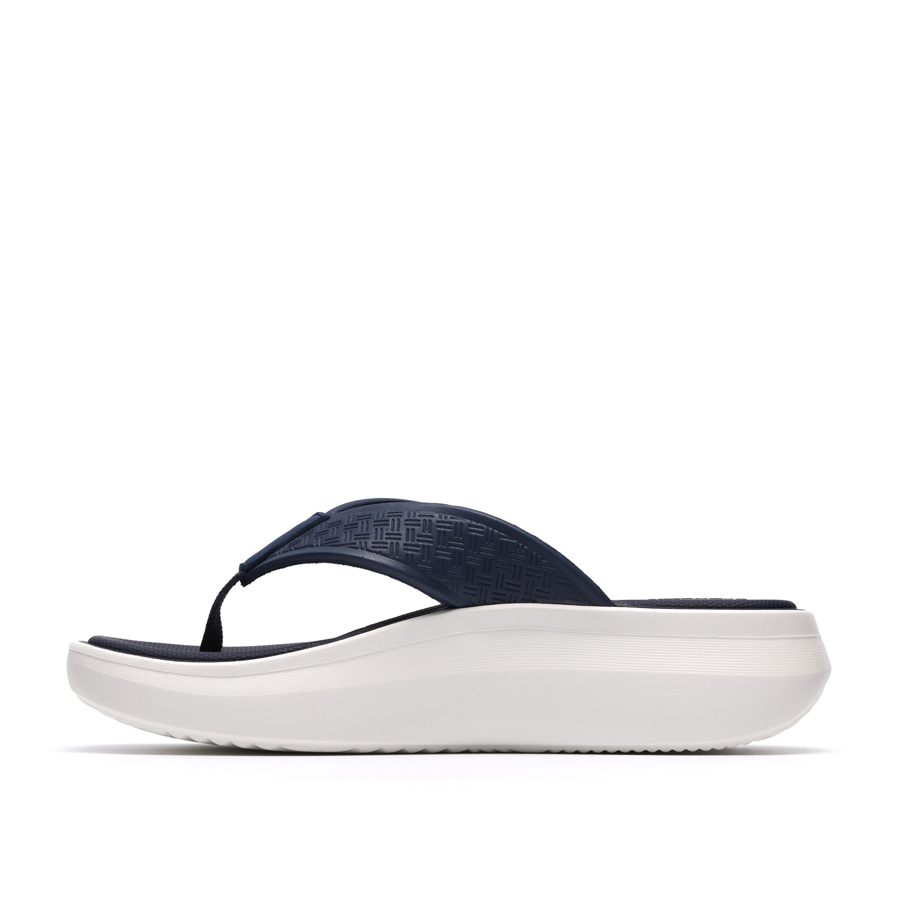 Clarks Women Blue-Navy Solevana Post 2 Sandals