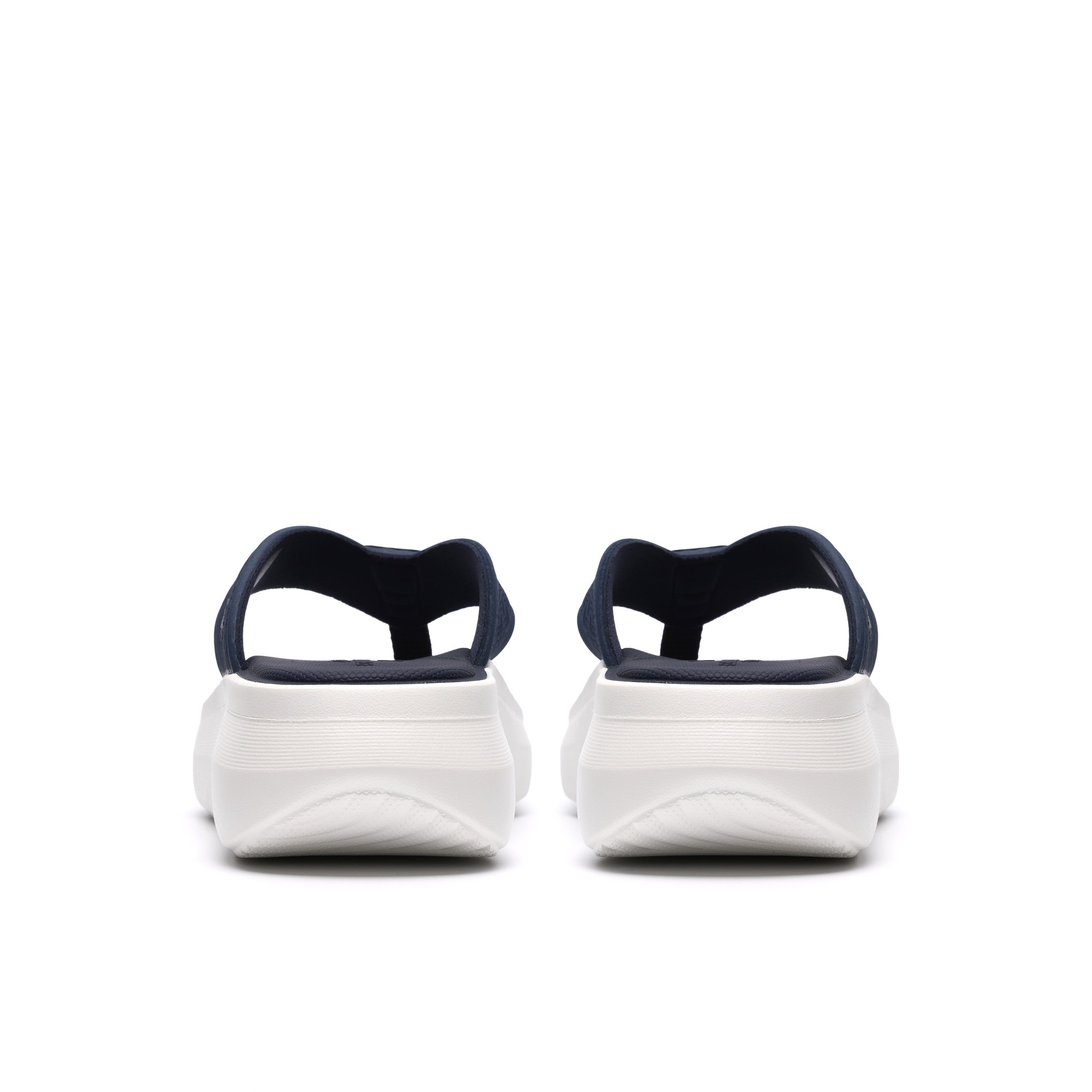 Clarks Women Blue-Navy Solevana Post 2 Sandals