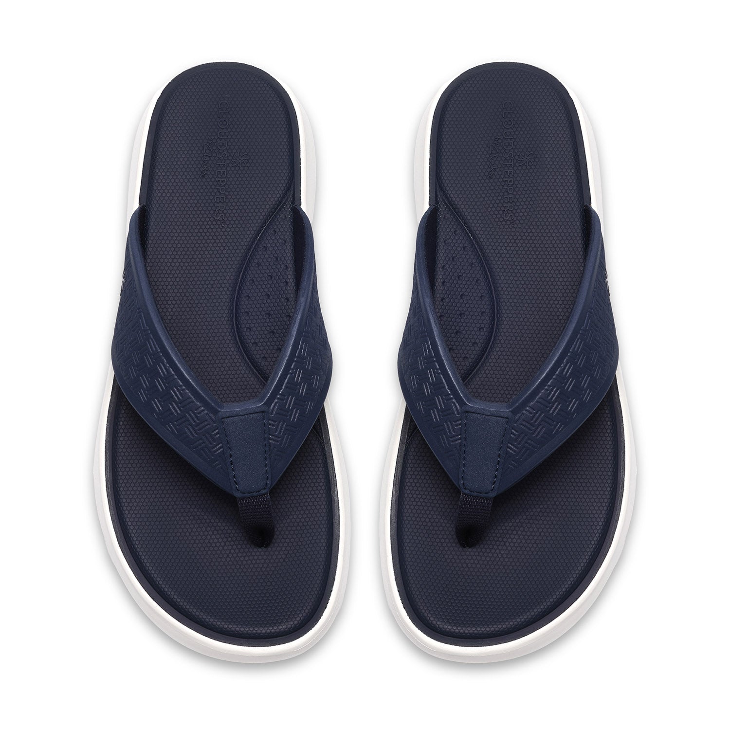 Clarks Women Solevana Post Blue-Navy Sandals