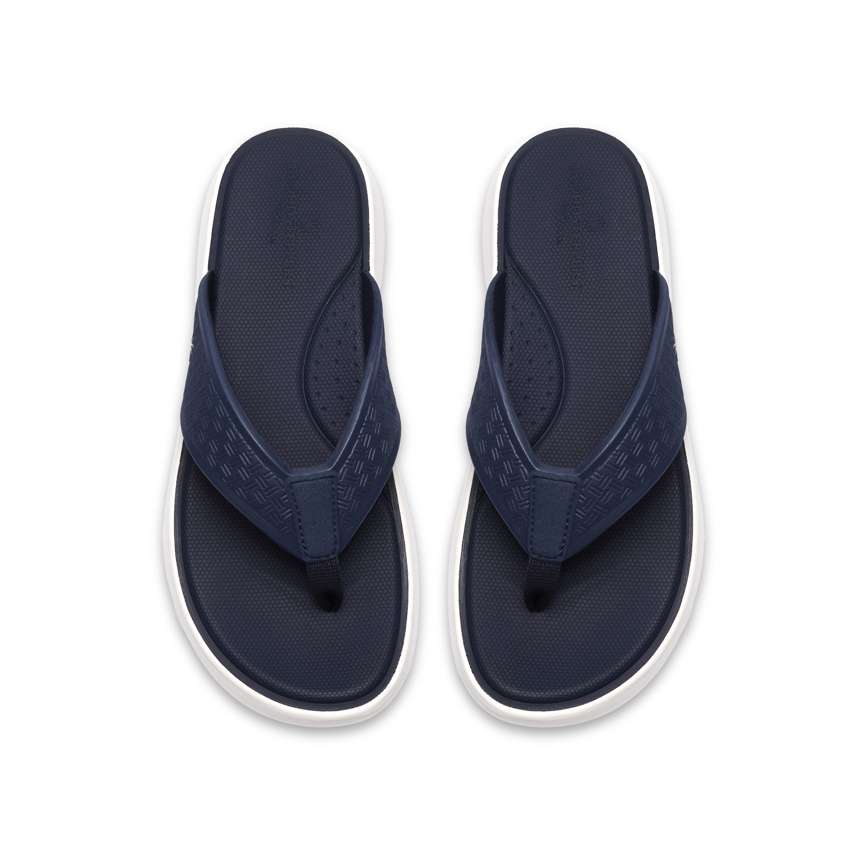 Clarks Women Blue-Navy Solevana Post 2 Sandals