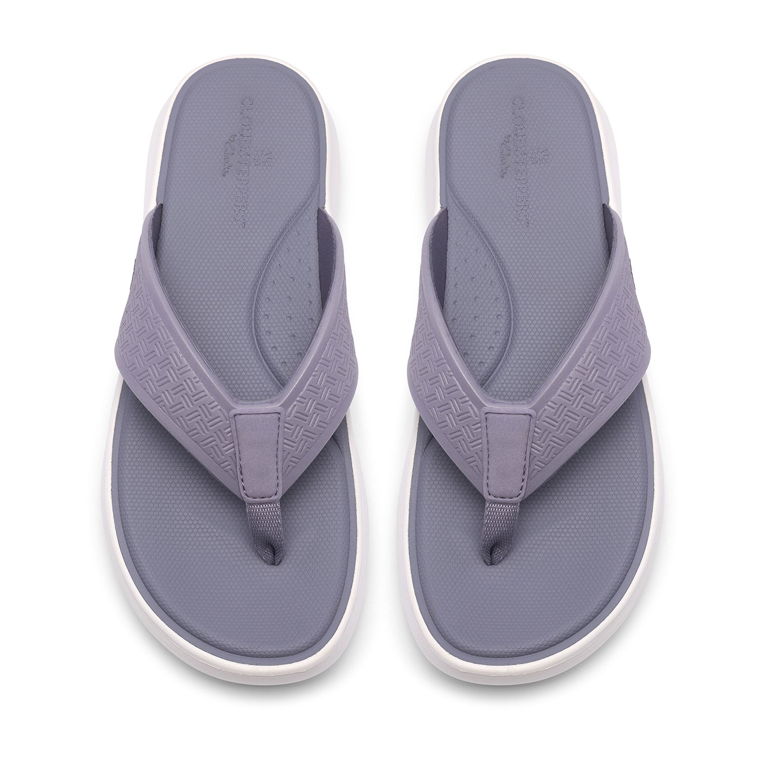 Clarks Women Solevana Post Purple-Mul Sandals