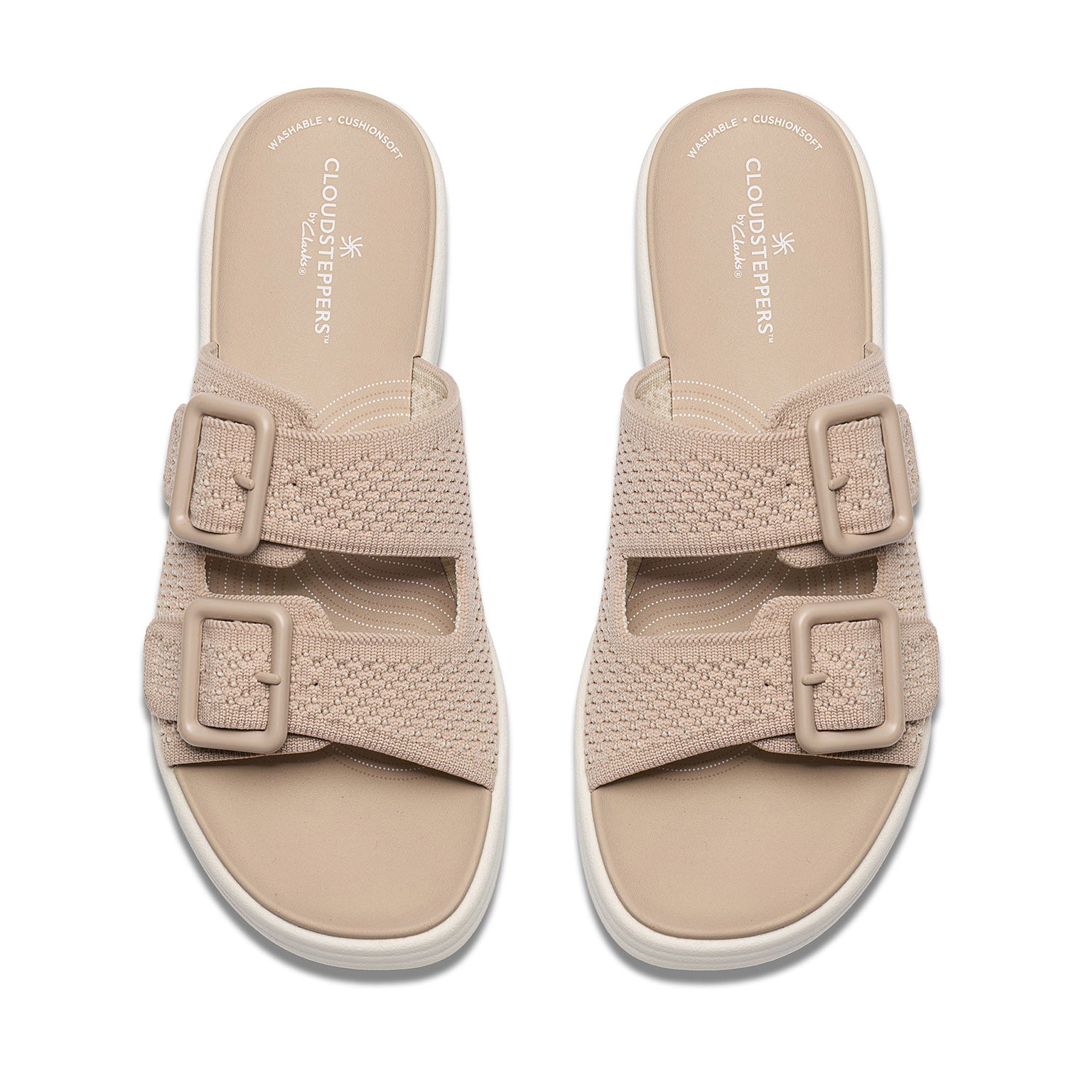 Clarks Women Drift Faye Beige Sandals