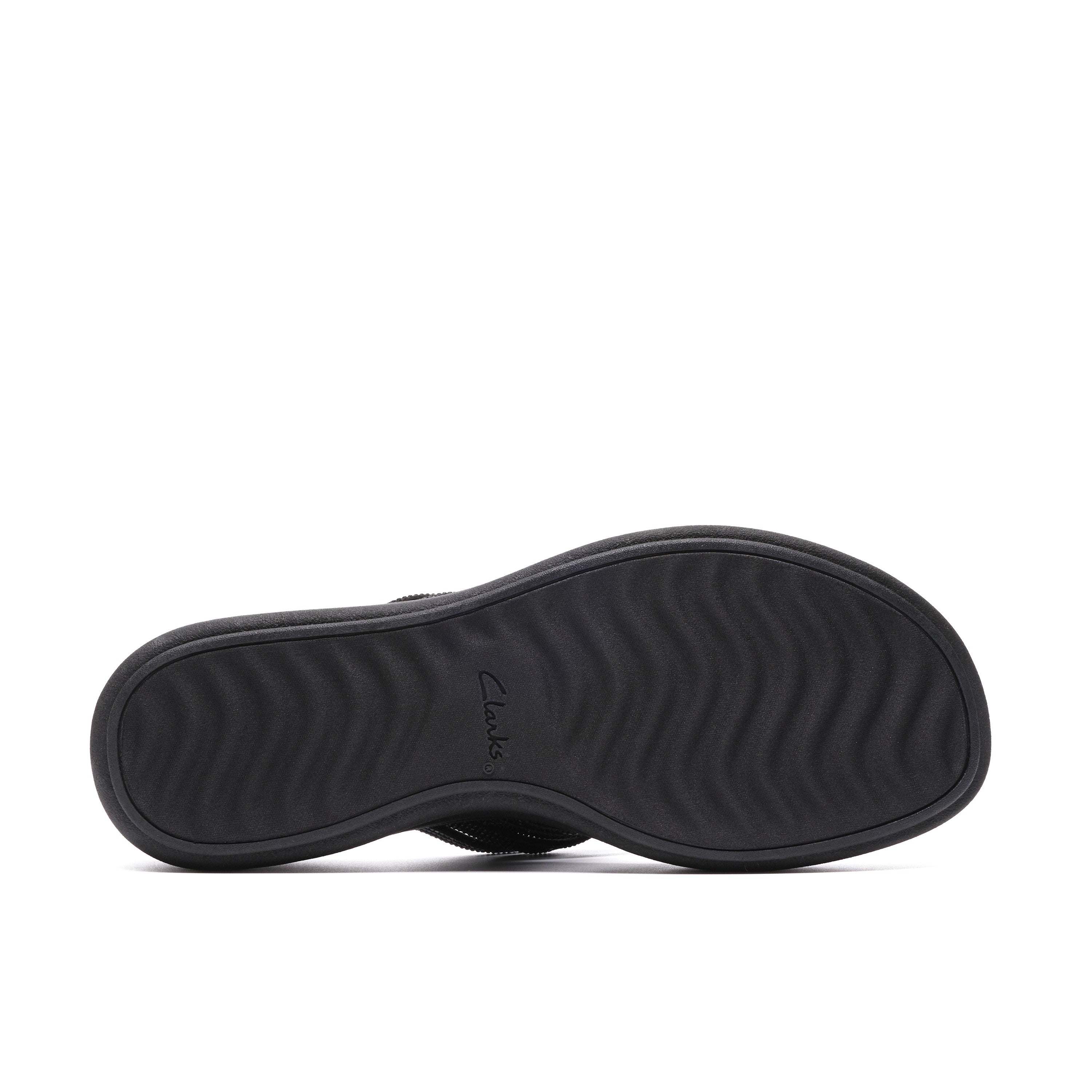 Clarks Women Black Drift Gem Sandals