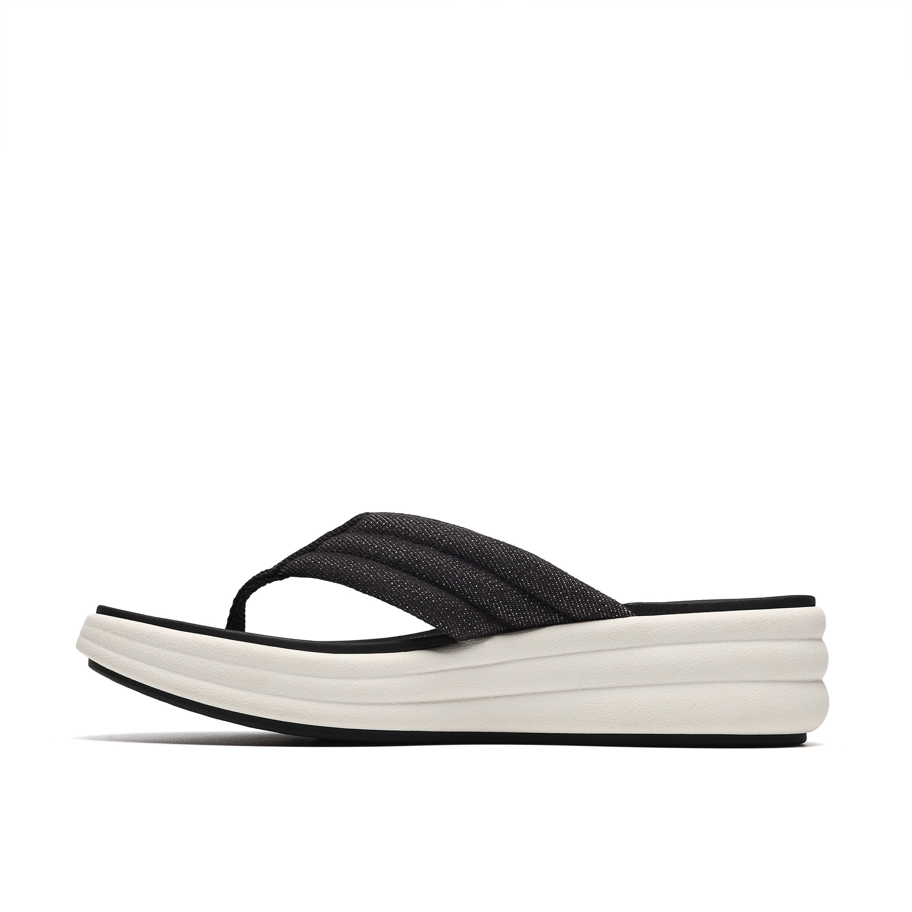 Clarks Women Black Drift Carmen Sandals