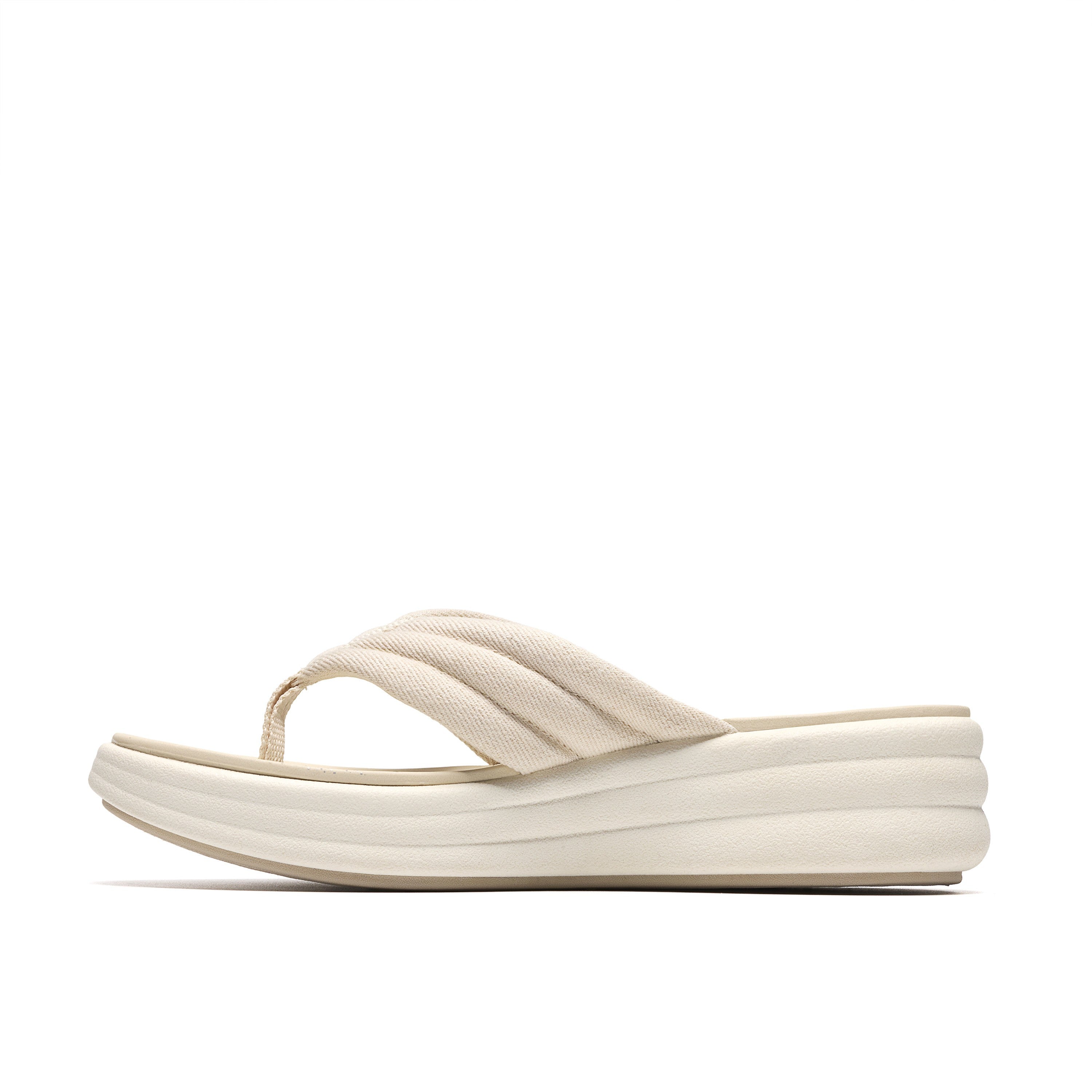 Clarks Women Off-White Drift Carmen Sandals
