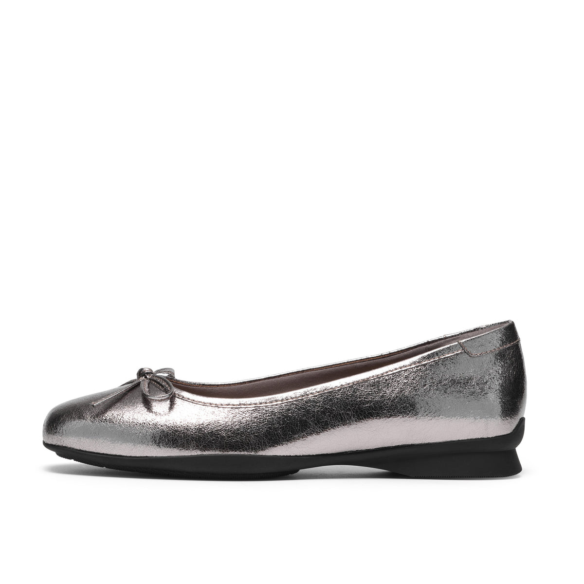 Clarks Women Black-Grey Jazmynn Bow Shoes