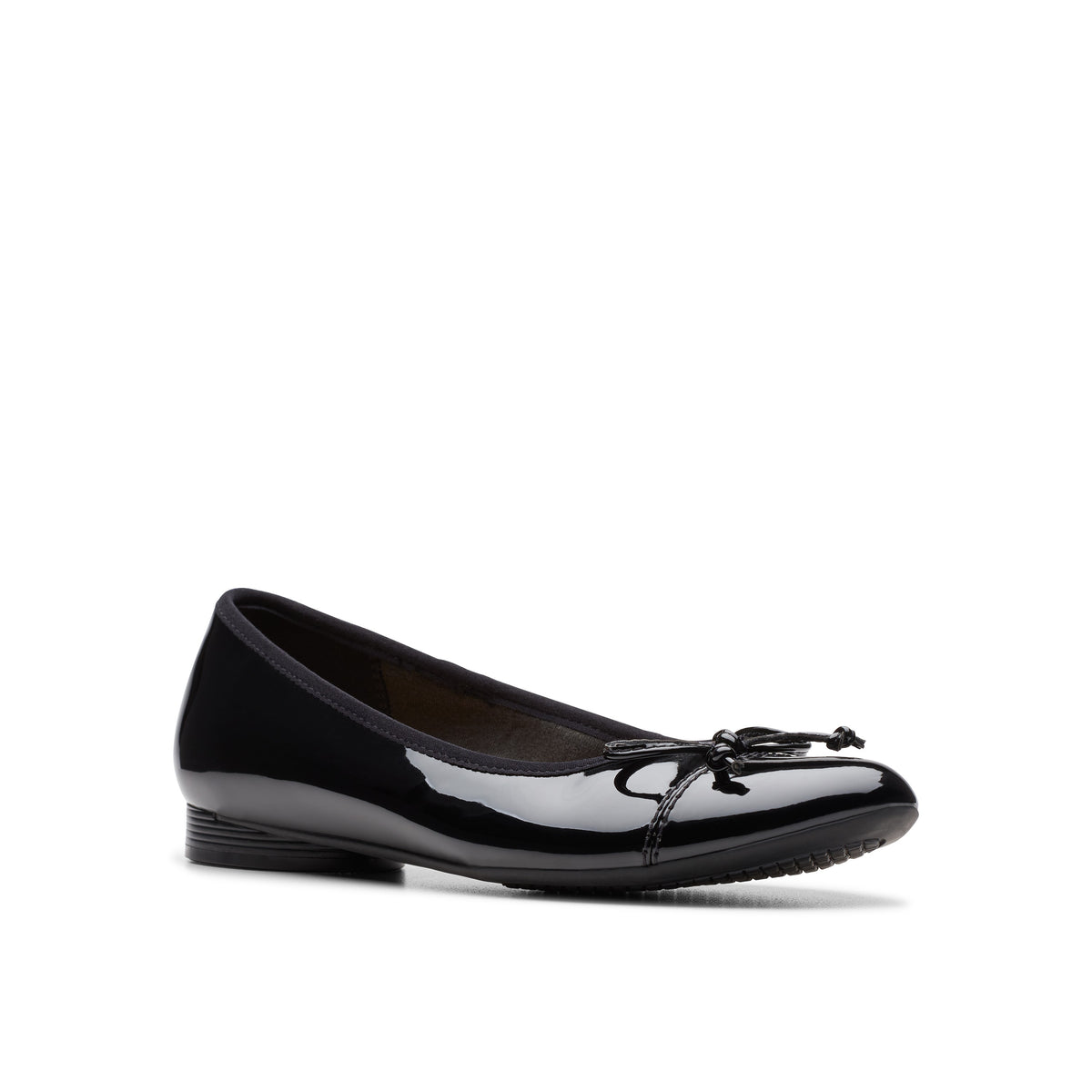 Clarks Women Black Pat Loreleigh Rae Shoes