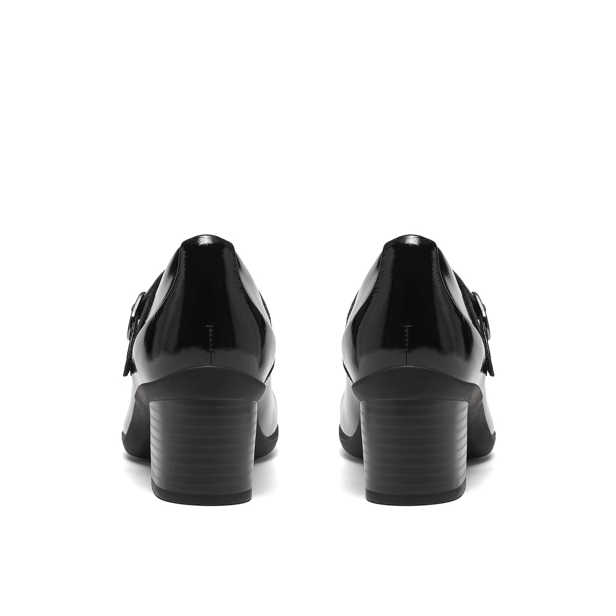 Clarks Women Black Pat Shaya Jane Shoes