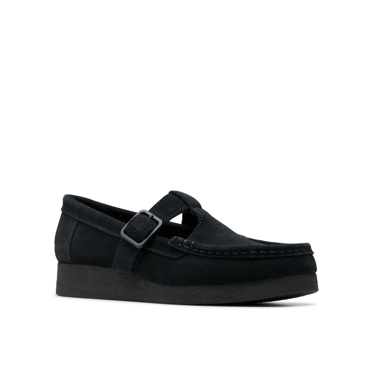 Clarks Women Black Wallabeeevobar Shoes